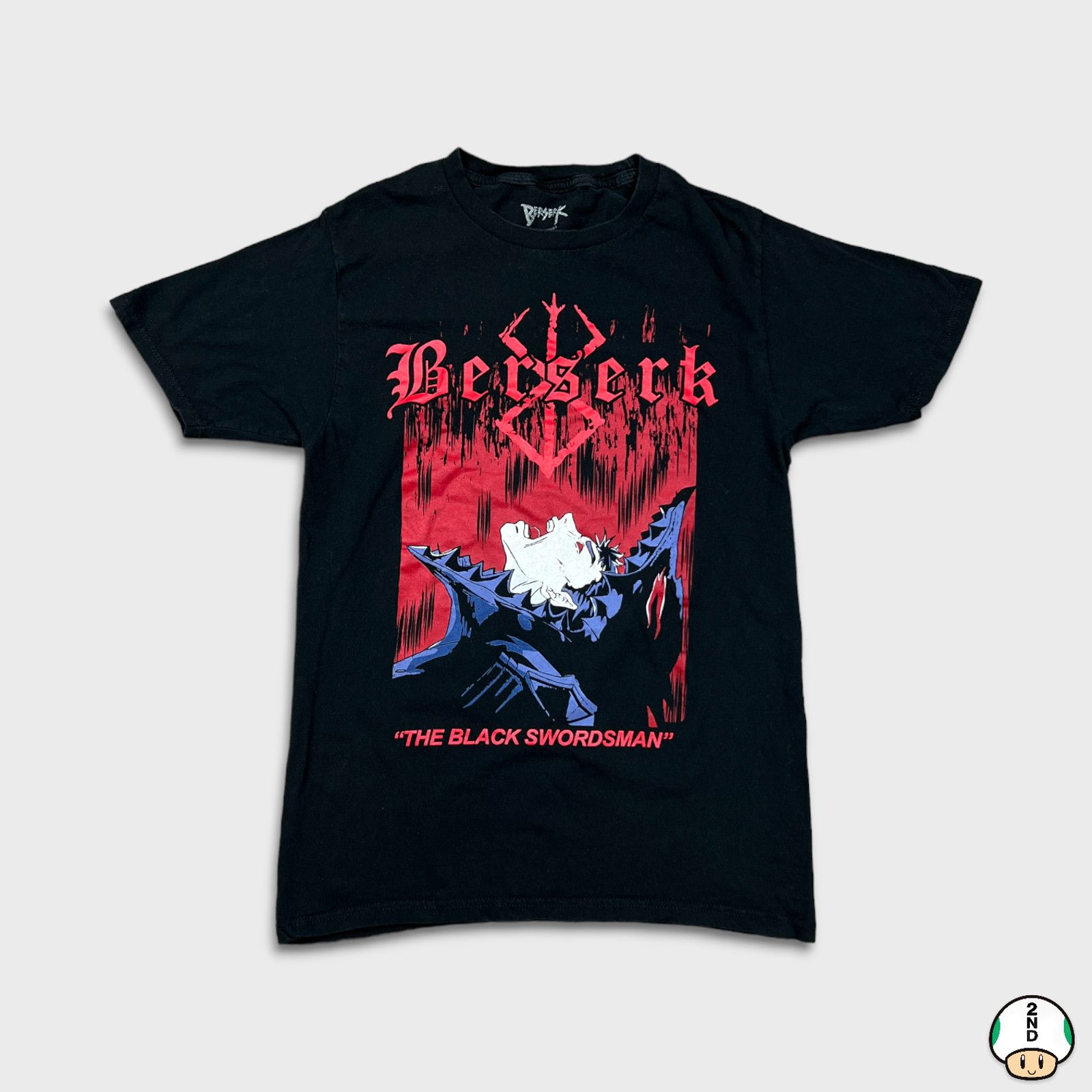 Anime Berserk T Shirt The Black Swordsman Anime Short Sleeve Tee Size US S / EU 44-46 / 1 - 1 Thumbnail