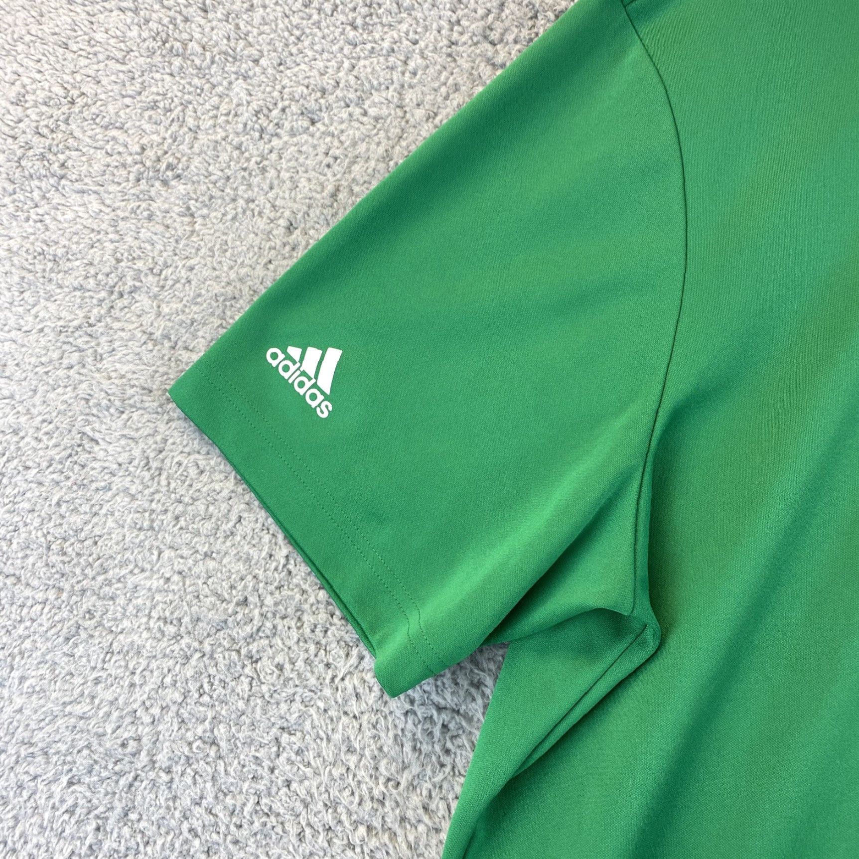 Adidas ADIDAS Golf Polo Shirt XL Green Short Sleeve Sports Mens Size US XL / EU 56 / 4 - 3 Thumbnail