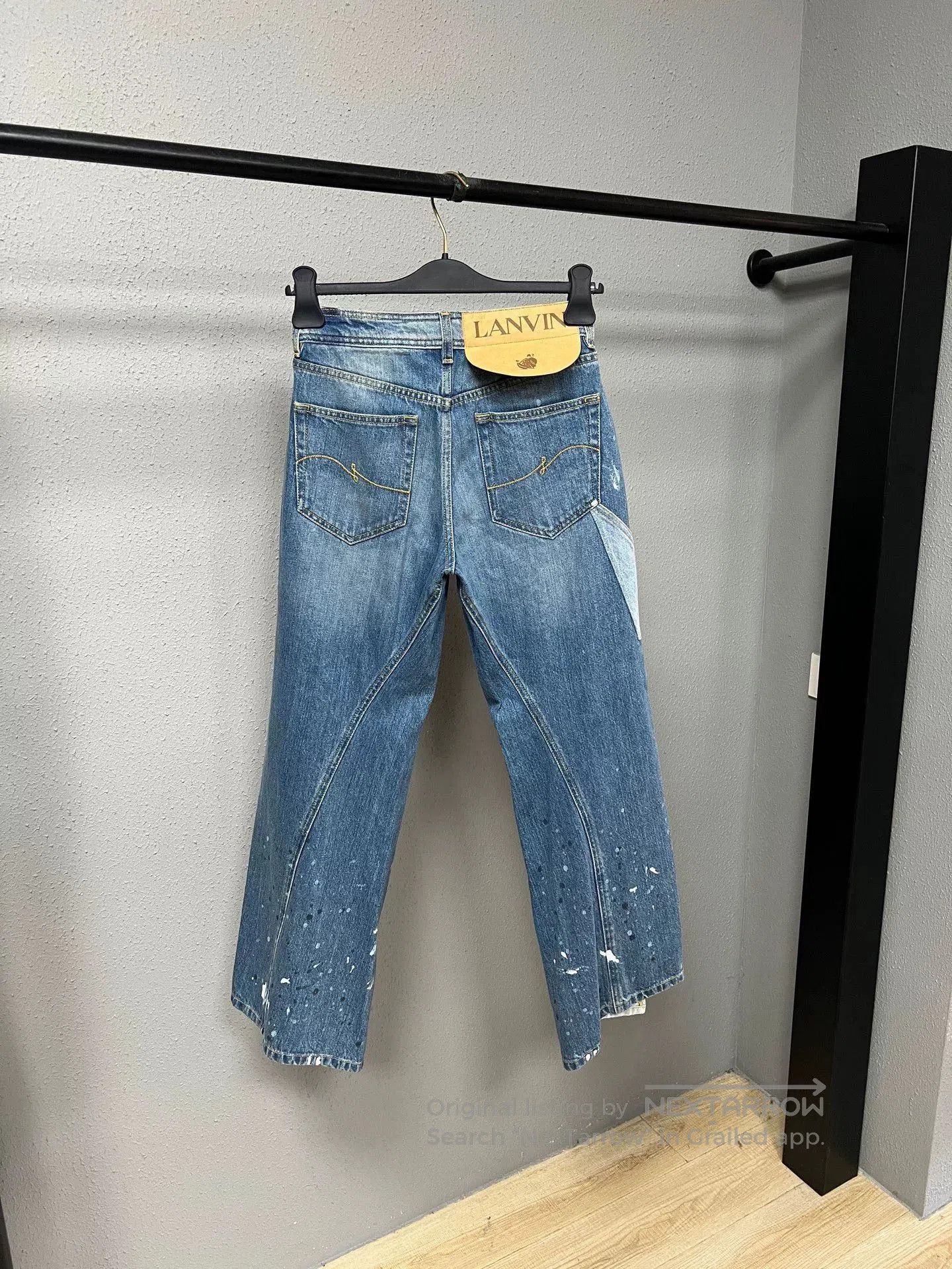 Lanvin lavin x gallery dept splatter denim pants. Size US 36 / EU 52 - 2 Thumbnail