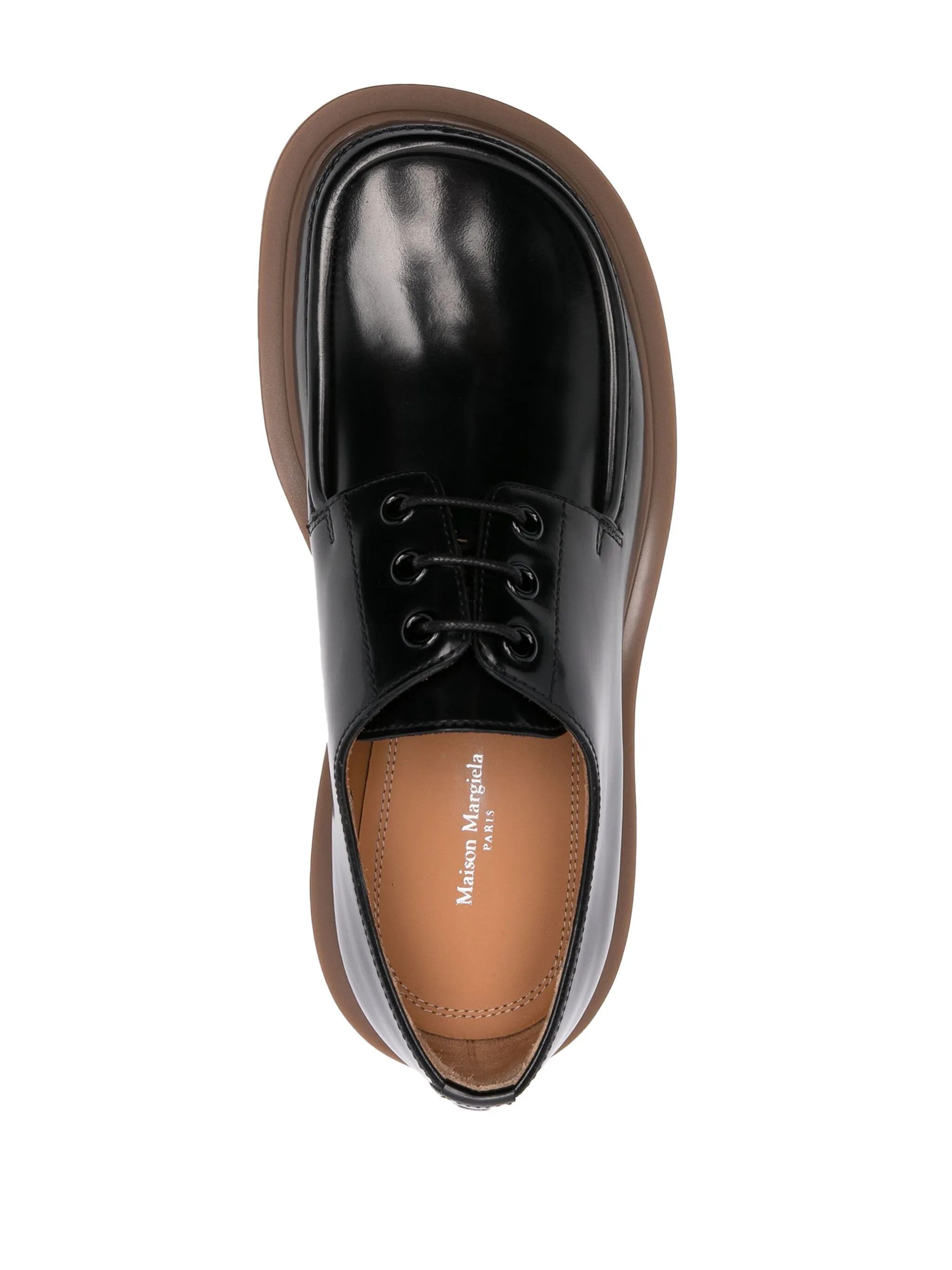 Maison Margiela oc11z0325 Ivy Derby Shoes in Black Size US 8 / IT 38 - 3 Thumbnail