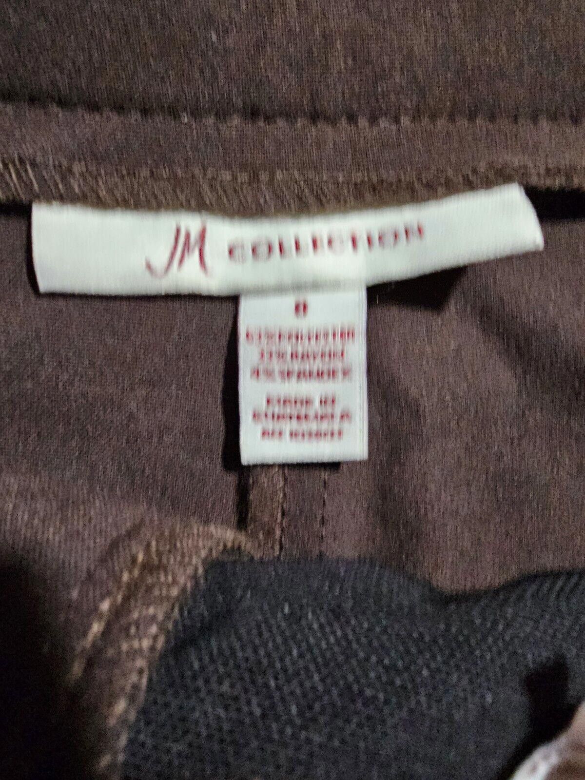 Designer NWT JM Collection Trouser Chocolate Brown 8 Macys MAGIC PANT Size 30" / US 8 / IT 44 - 5 Thumbnail