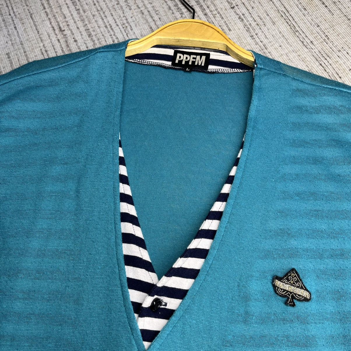 Japanese Brand × PPFM × Vintage Japanesebrand PPFM shirt button double layer Size US S / EU 44-46 / 1 - 4 Thumbnail
