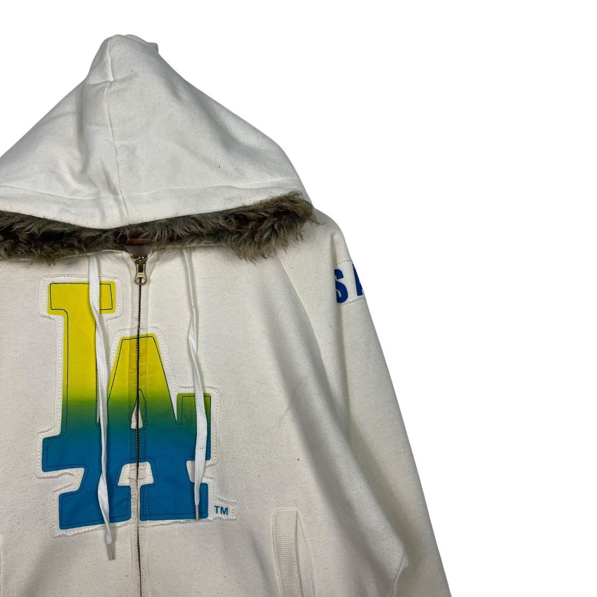 MLB Los Angeles Dodgers Baseball Zipper Hoodie Size M / US 6-8 / IT 42-44 - 5 Thumbnail