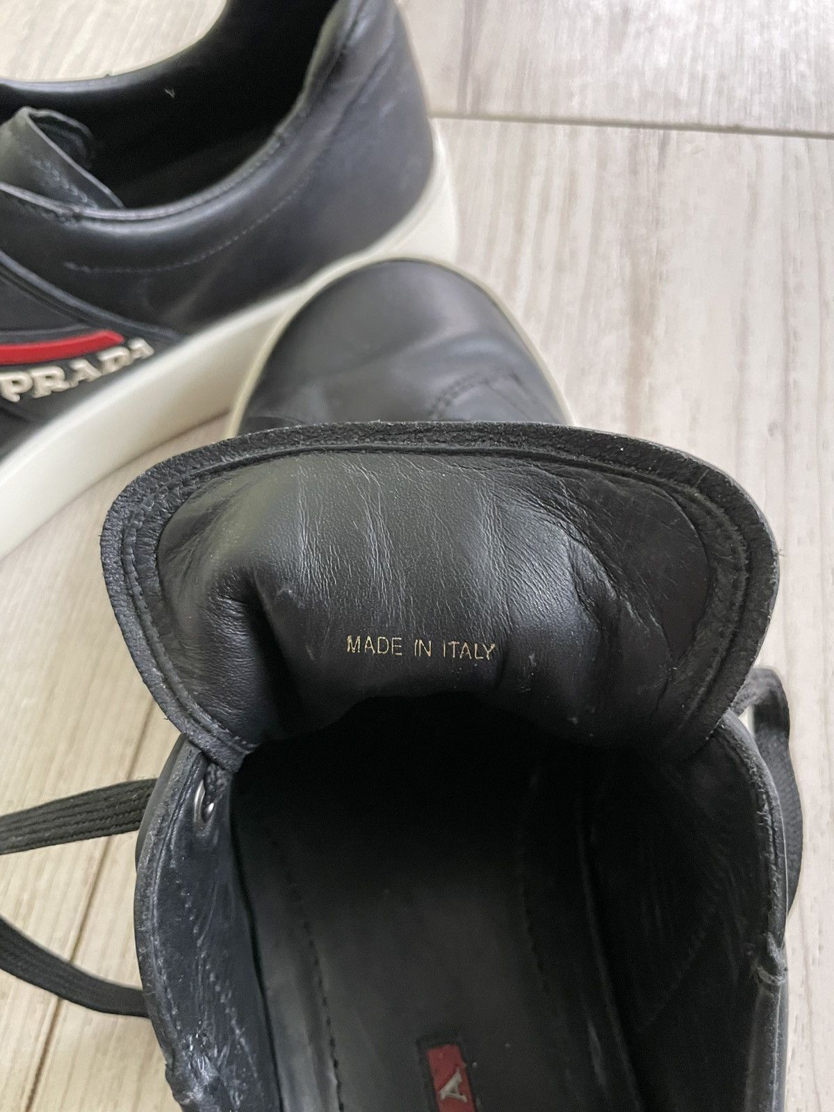 Prada Prada Leather Sneaker Shoes Size US 8 / EU 41 - 12 Thumbnail