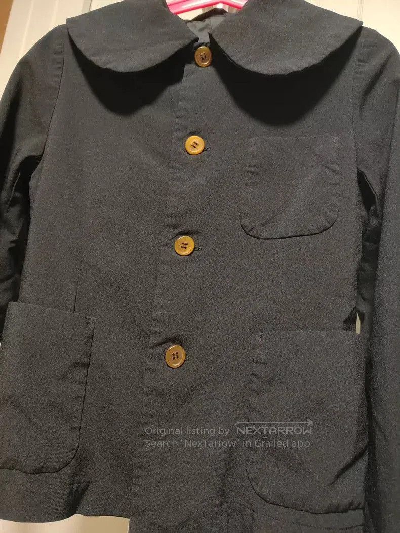 Comme des Garcons CDG Black Round Collar Pocket Jacket - dmc. Size US S / EU 44-46 / 1 - 6 Thumbnail