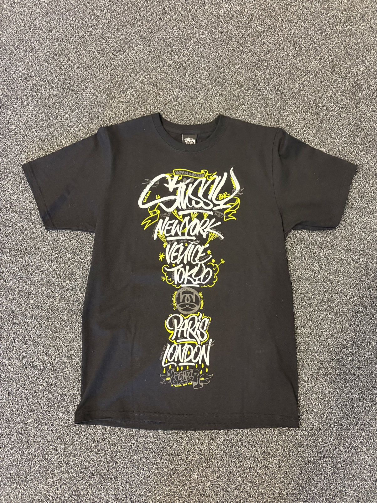 Stussy Stussy X Born X Raised Handstyles Tee Size US S / EU 44-46 / 1 - 1 Thumbnail