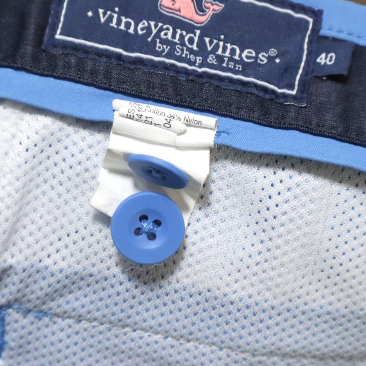 Vineyard Vines Vineyard Vines High Stretch Performance Cotton Blend Woven Golf Shorts Blue Men's 40 Size US 40 / EU 56 - 6 Thumbnail