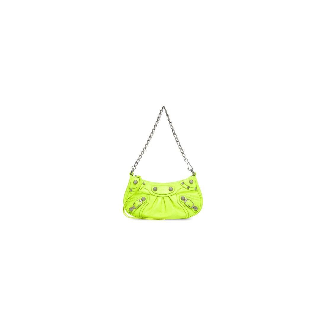 Balenciaga O1Tr1Nto0525 Size: Os /le Cagole Mini Bag With Chain Green, Women's