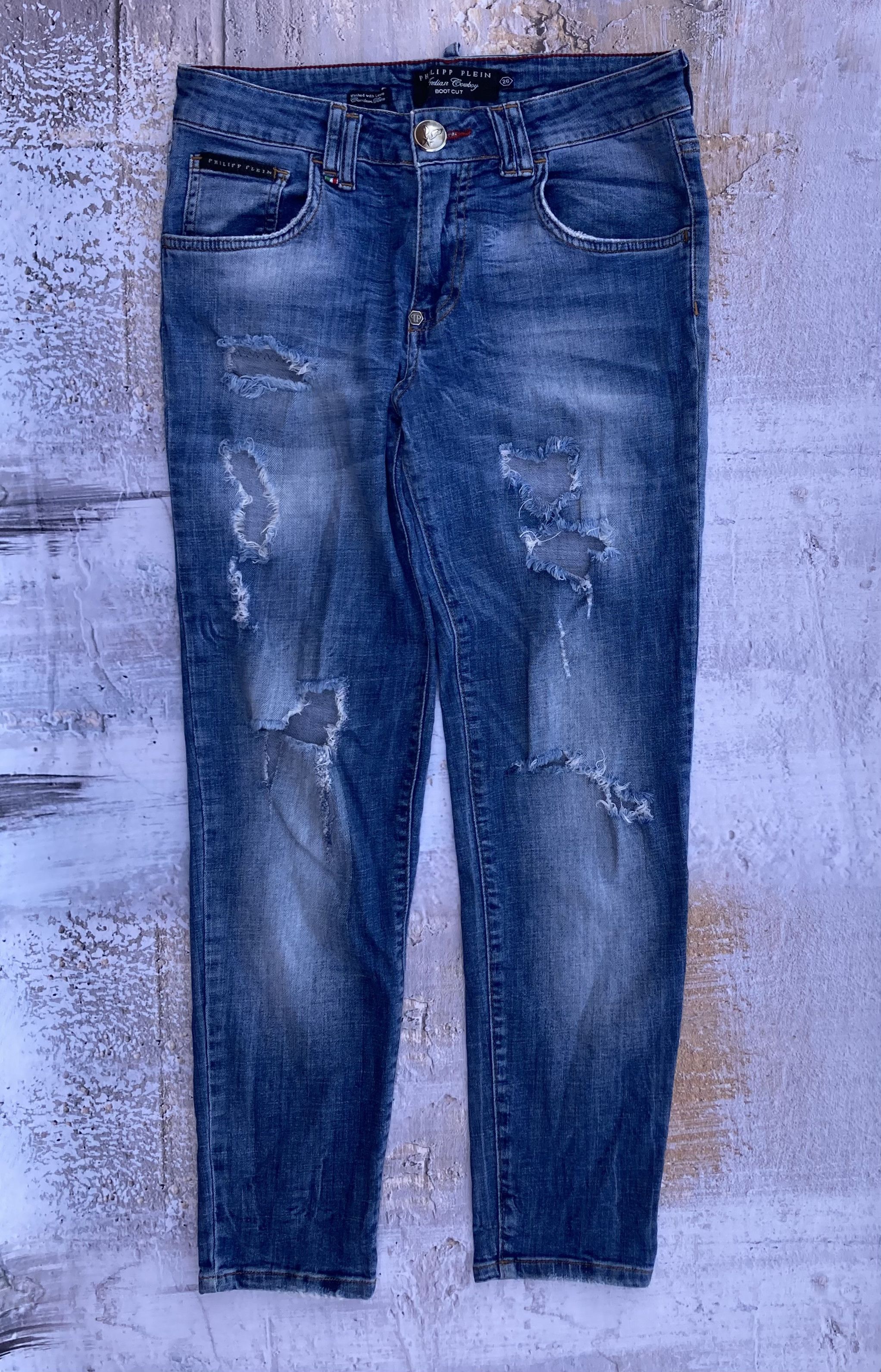 Vintage Vintage Jeans Skull Women’s Size 26 Size 26" / US 2 / IT 38 - 1 Thumbnail
