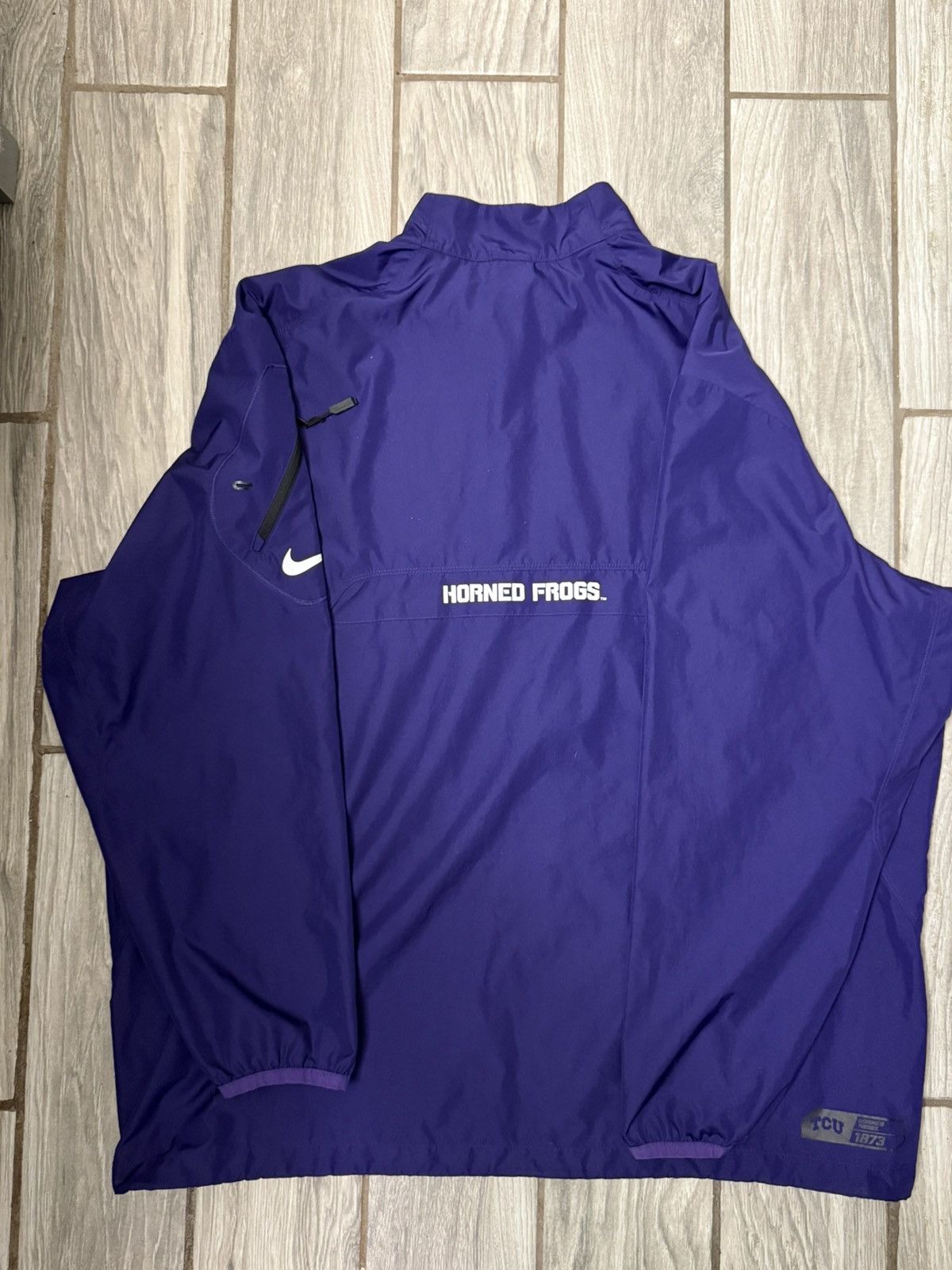 Nike Nike TCU Horned Frogs Storm-Fit 3/4 Zip Long Sleeve Pullover Size US XXL / EU 58 / 5 - 7 Thumbnail