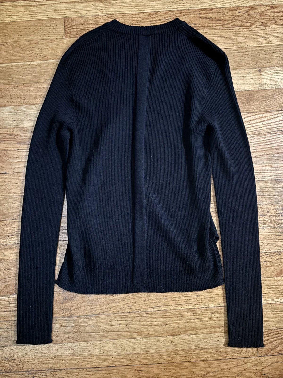 Rick Owens Rick Owens Geo ribbed sweater Size US M / EU 48-50 / 2 - 2 Thumbnail
