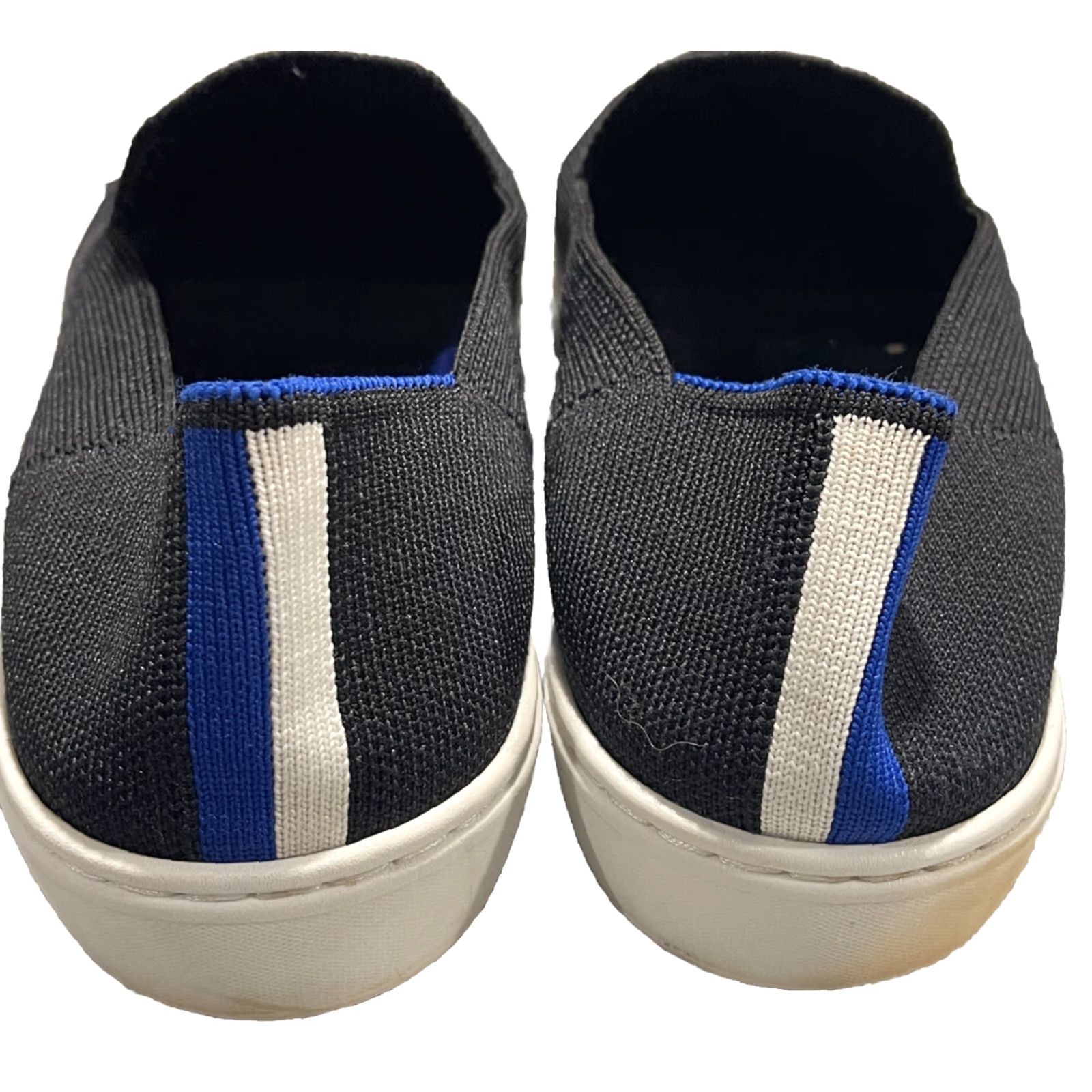 Rothy's Rothy’s Navy Blue Slip On Knit Casual Comfort Sneakers Women 8.5 Size Blue Knit Upper Cotton Casual Slip-On Comfort Shoes Size US 6 / IT 36 - 4 Thumbnail