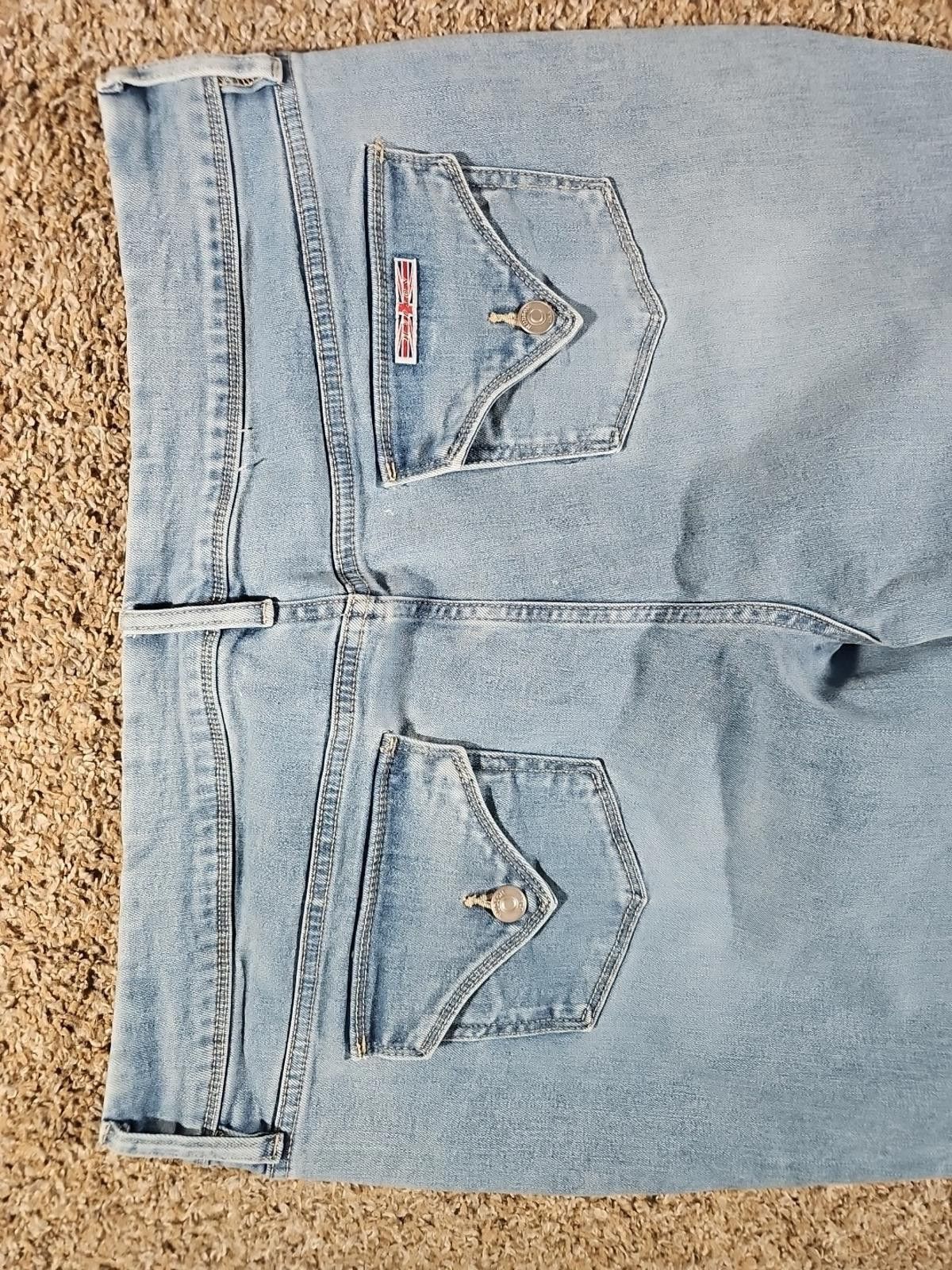 Hudson Hudson Los Angeles Sz 16 Blue Jeans Flap Pockets Size 38" / US 16 / IT 52 - 6 Thumbnail