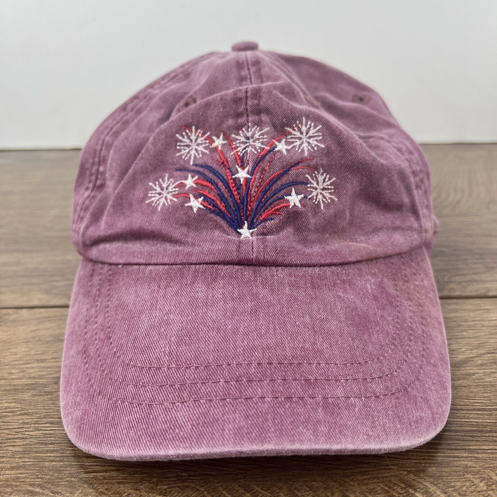 Other MFVT Hat Fireworks Hat Red Hat Adjustable Adult Size Hat Cap Size ONE SIZE - 3 Thumbnail