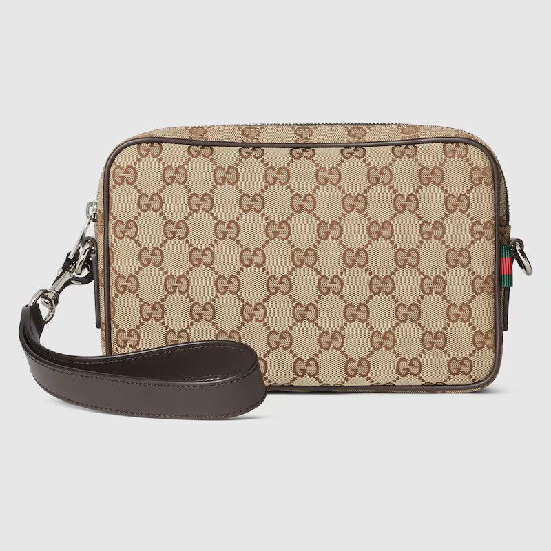 Gucci Gg Canvas Small Crossbody Bag 834802 Faeps 9752 in Beige, Men's