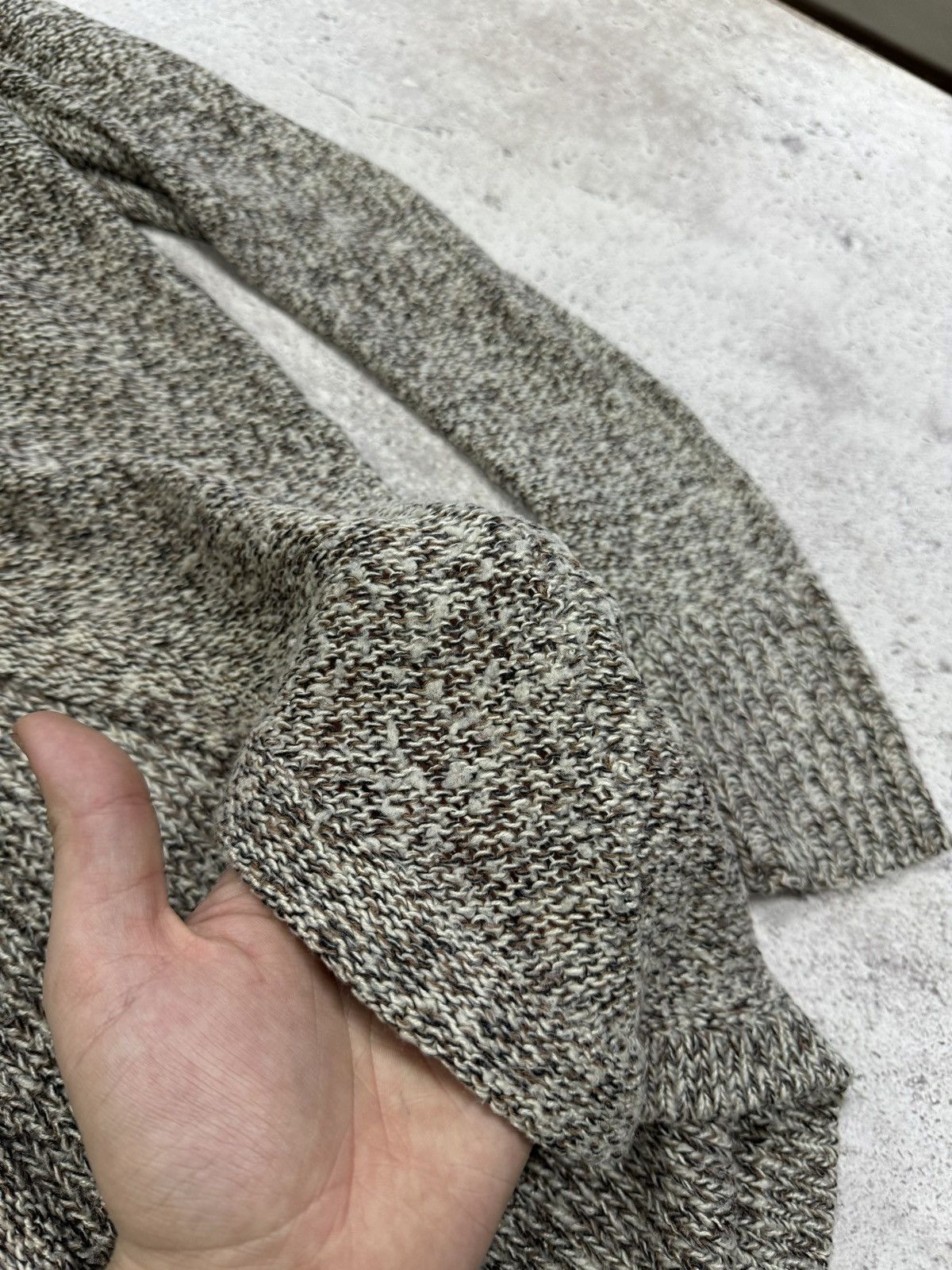 Japanese Brand Vintage Asymmetric Button Long Sweater Size US M / EU 48-50 / 2 - 10 Thumbnail