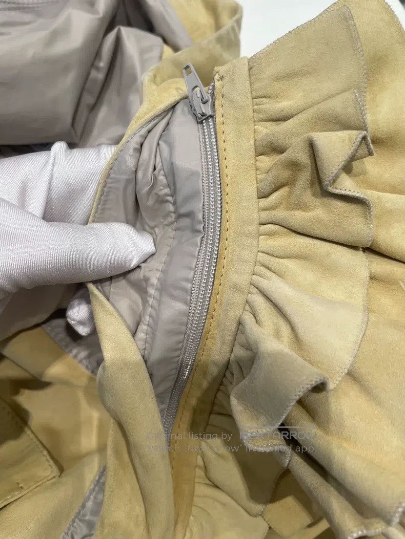 Brunello Cucinelli Brunello Cucinelli Lemon Yellow Leather Vest Size XS / US 0-2 / IT 36-38 - 9 Thumbnail