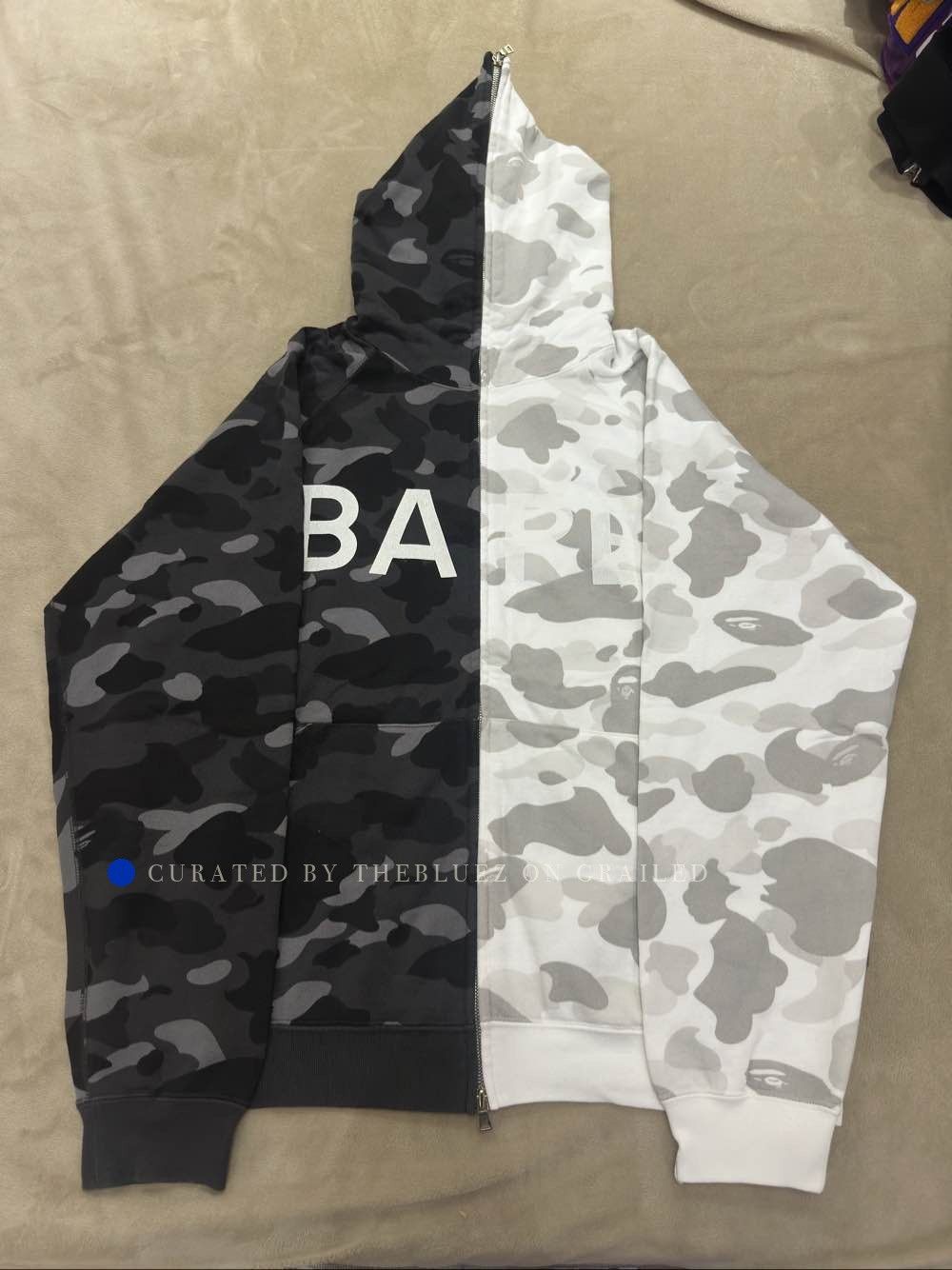 Bape Split Camo Hoodie in Multi Size US M / EU 48-50 / 2 - 1 Thumbnail