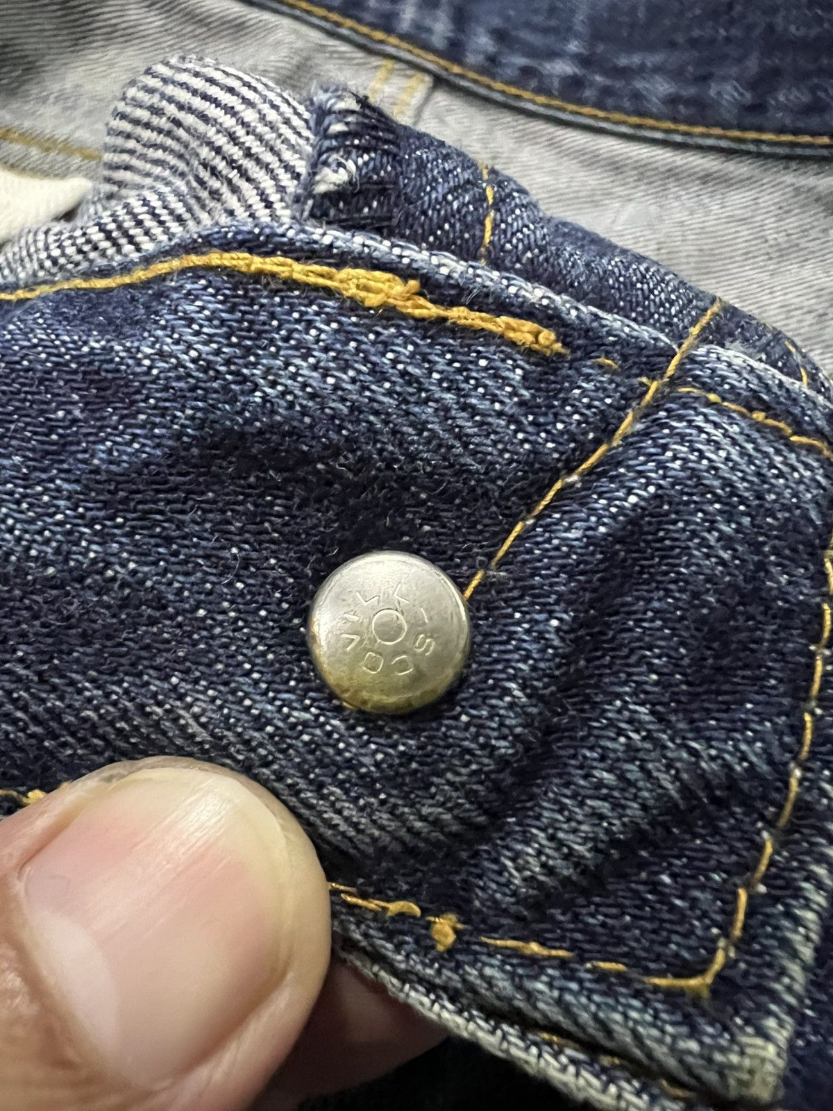 Vintage 80’s Takeo Kikuchi Japanese Brand Clawmark Nice Faded Jean Size US 29 - 10 Thumbnail