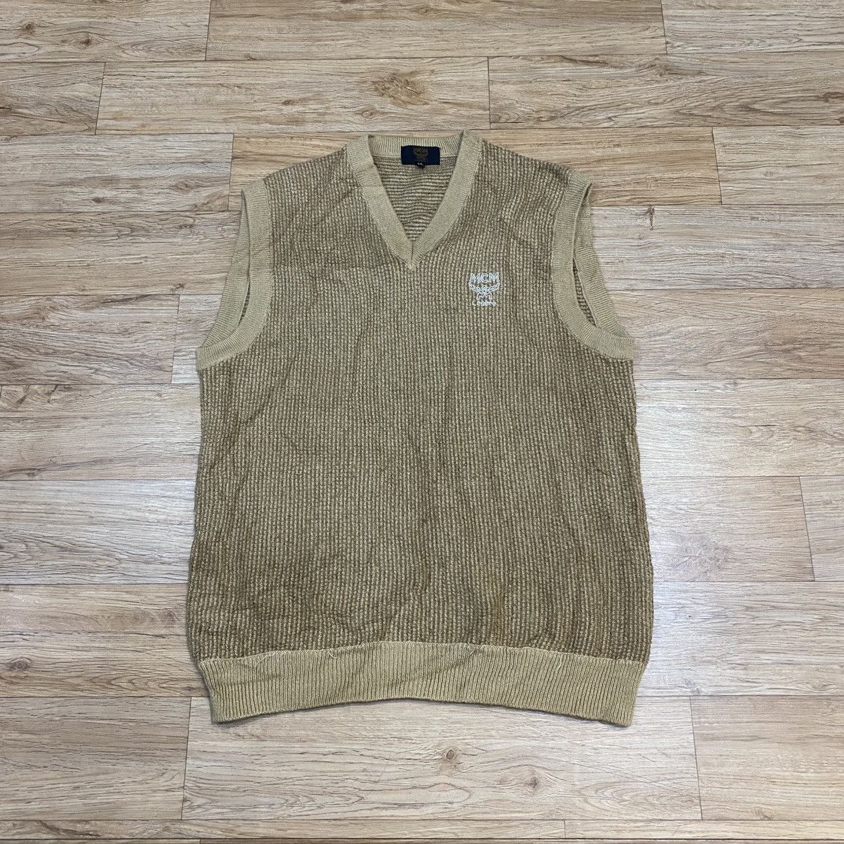 MCM MCM Old Money Woll Vest Knitwear Size US M / EU 48-50 / 2 - 1 Thumbnail