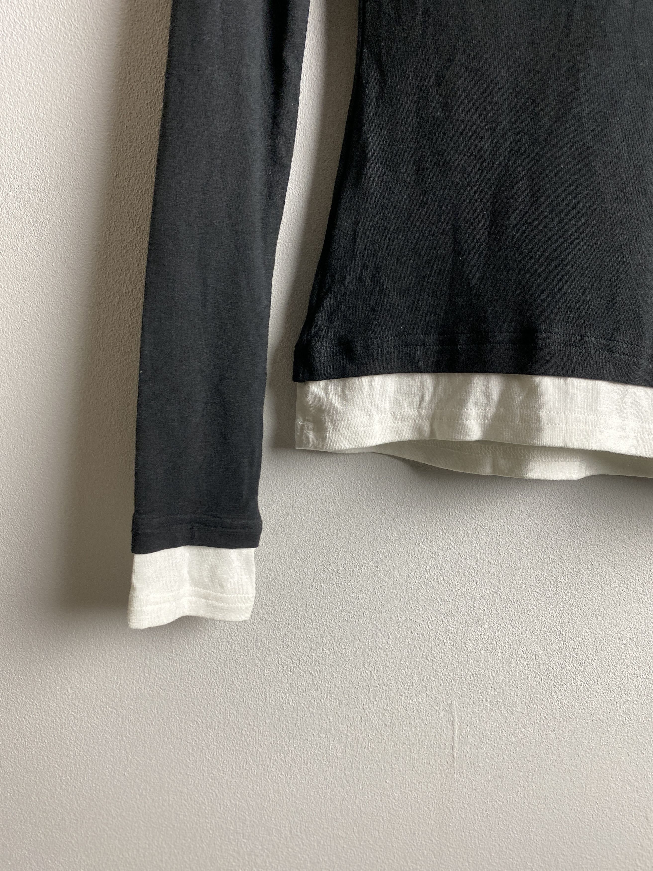 Designer Ann Andelman double layered long sleeve t-shirt tee Size L / US 10 / IT 46 - 6 Thumbnail