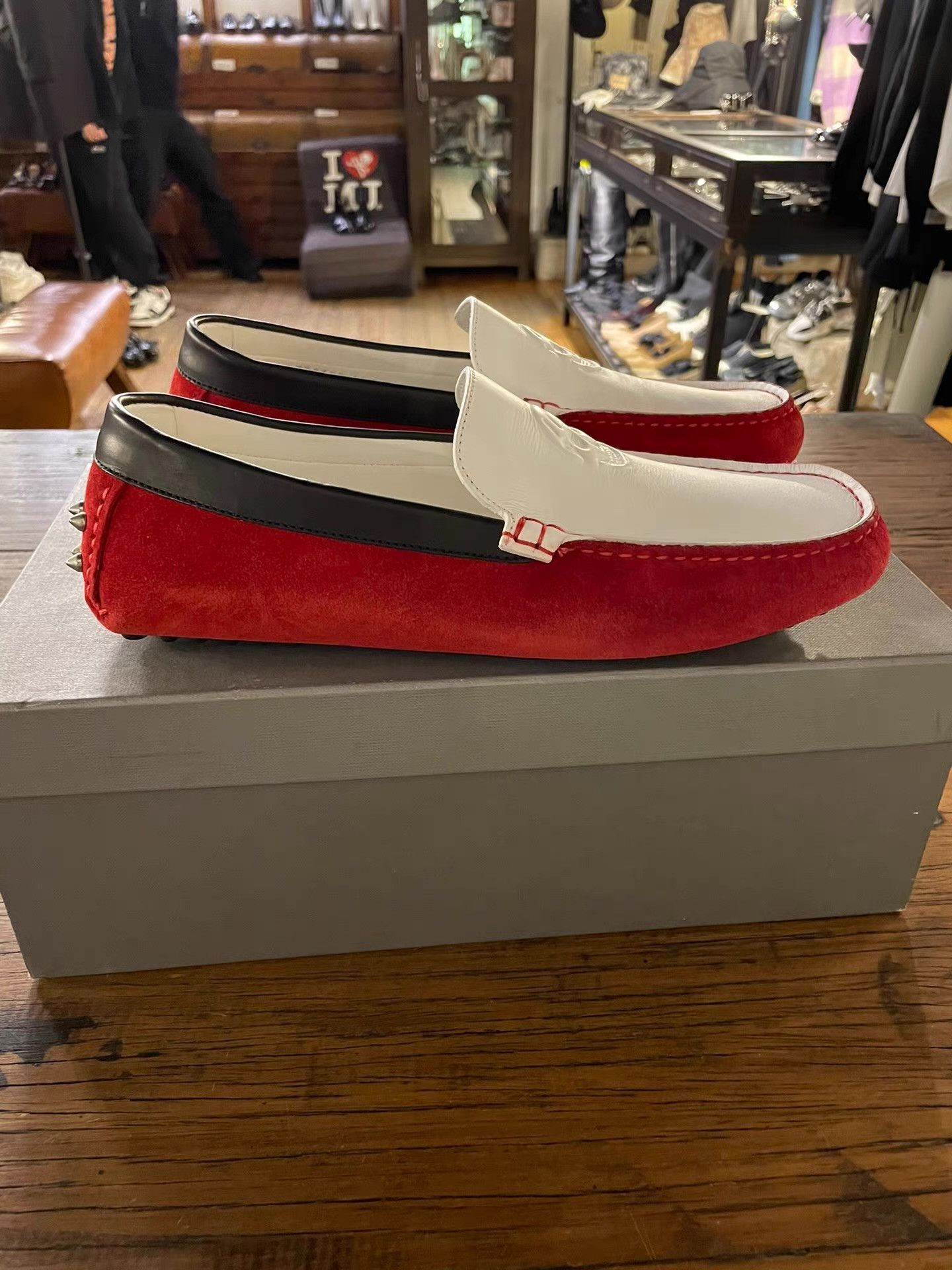 Alexander McQueen Alexander McQueen 15SS Men's White/Red/Black Ｑ25 Size US 8 / EU 41 - 4 Thumbnail