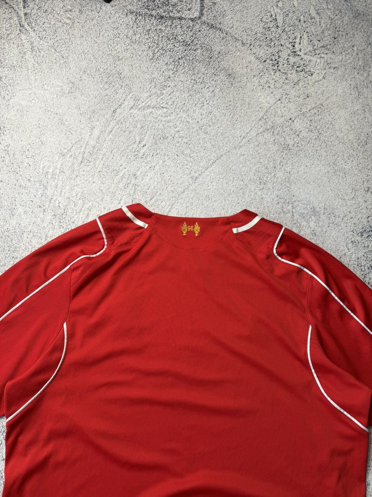 Vintage LIVERPOOL 2014 FOOTBALL SHIRT JERSEY HOME WARRIOR ORIGINAL Size US L / EU 52-54 / 3 - 16 Thumbnail