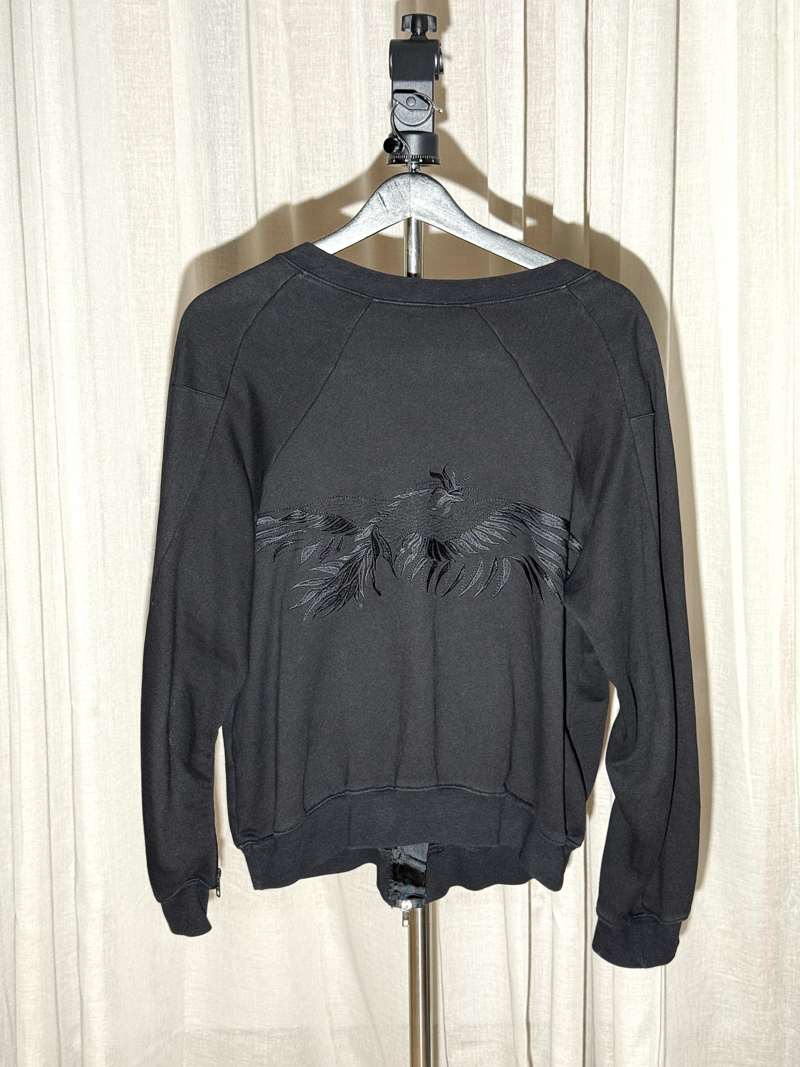 Ann Demeulemeester SS17 Phoenix Embroidered Multizip Bomber Size S / US 4 / IT 40 - 2 Thumbnail