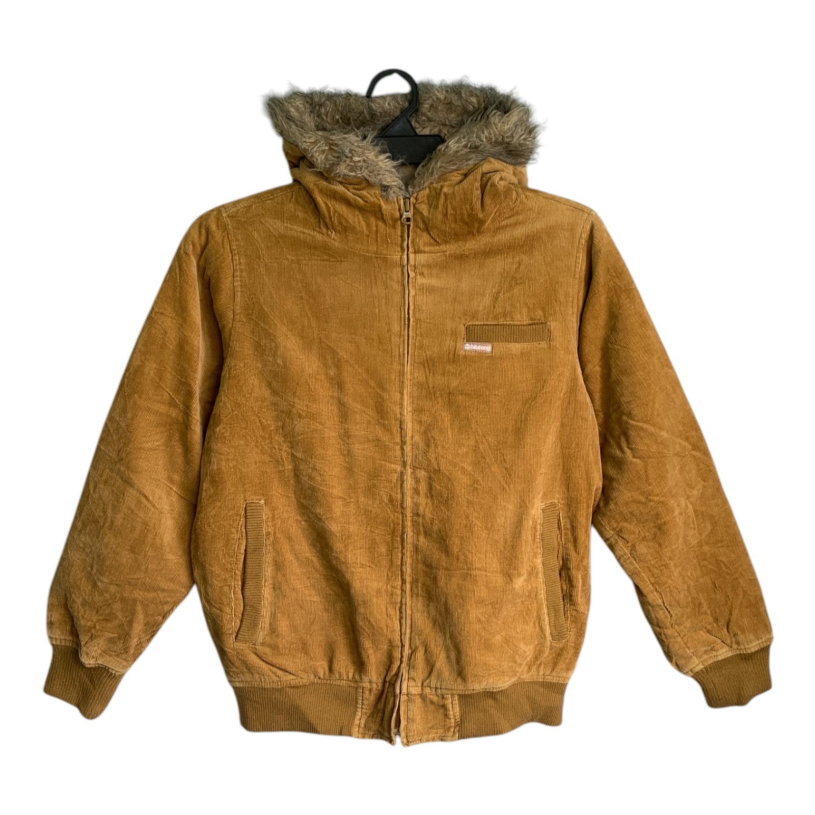 Billabong Rare Design Corduroy Billabong Hoodie Jackets Size M / US 6-8 / IT 42-44 - 1 Thumbnail
