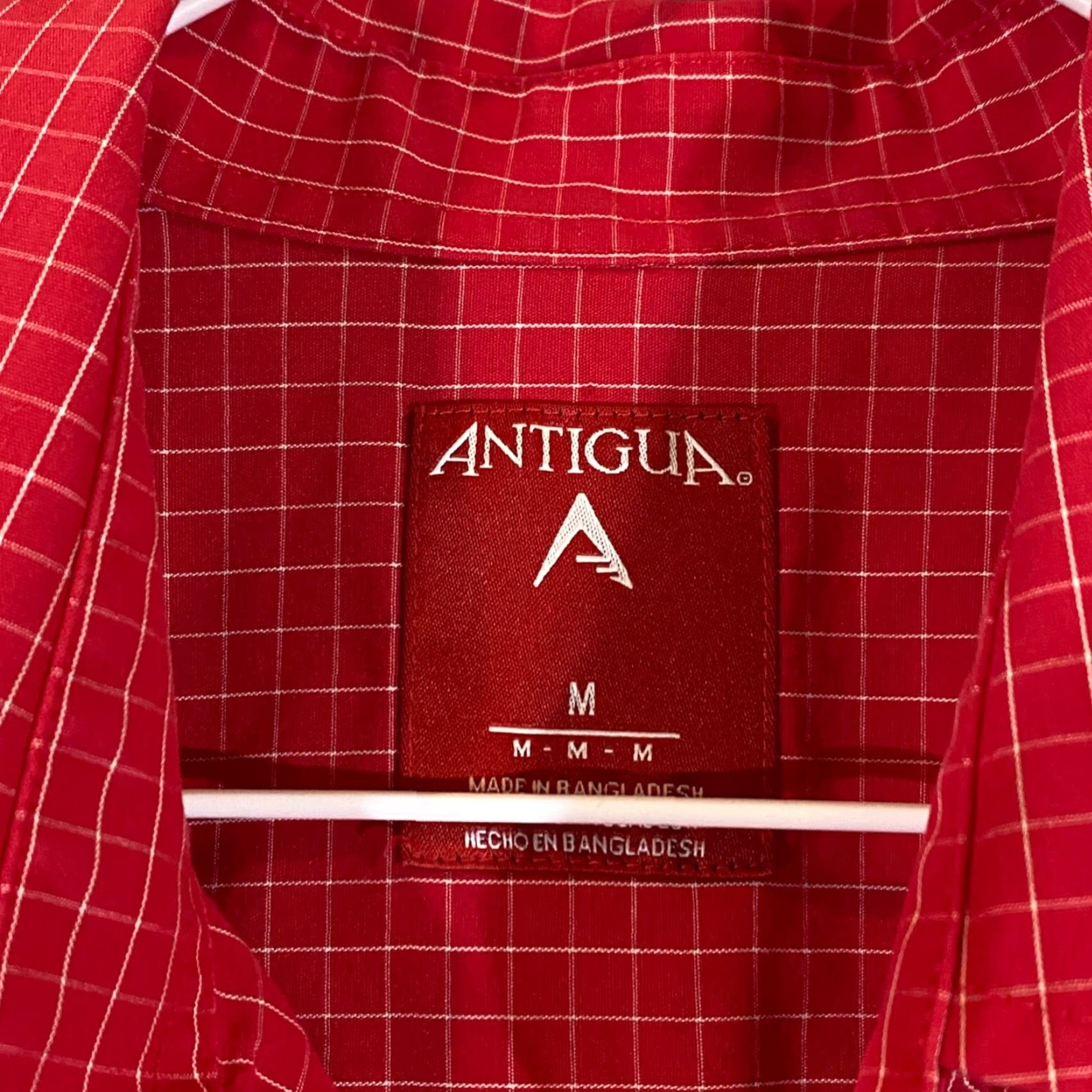 MLB Boston Red Sox Shirt Mens Medium Red Plaid Button Up MLB Baseball Outdoors L/S Size US M / EU 48-50 / 2 - 2 Thumbnail