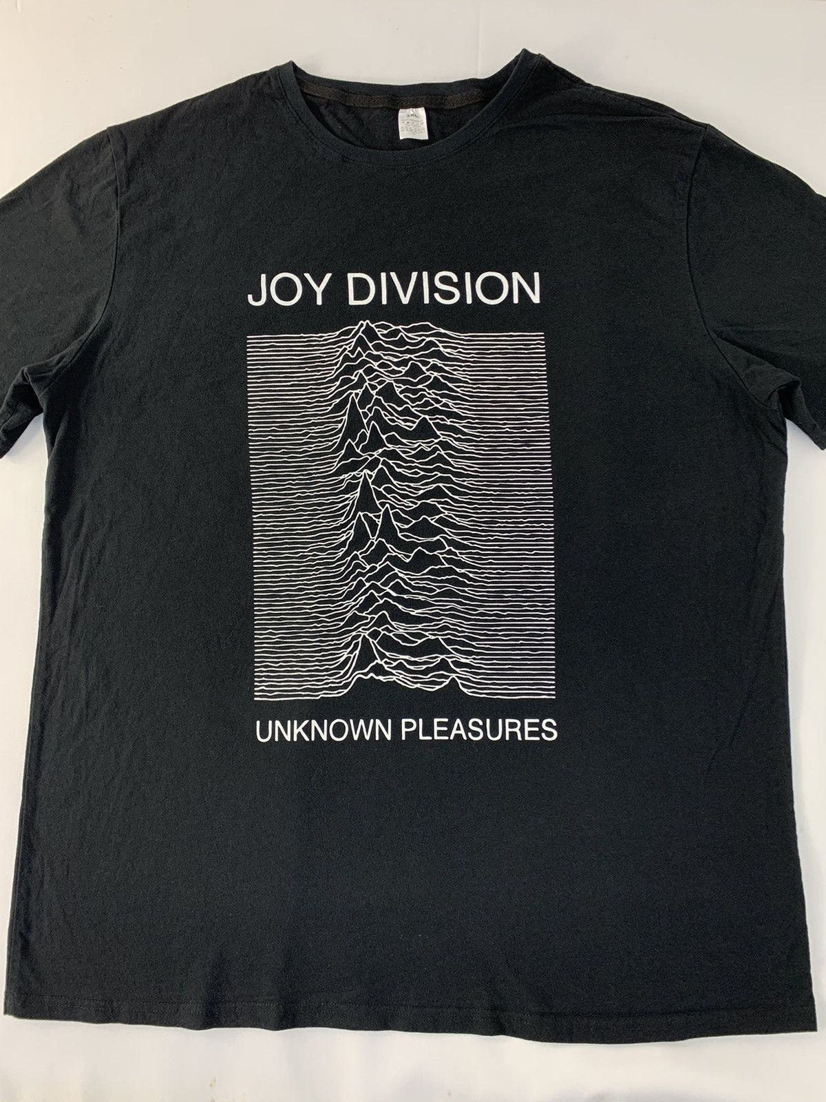 Band Tees 90s Joy Division Unknow Pleasures Studio Album Britpop Tee Size US XL / EU 56 / 4 - 3 Thumbnail