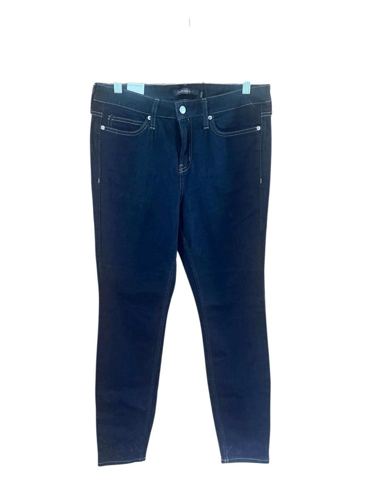 Calvin Klein Calvin Klein Womans Super Skinny Mid Rise Jeans Sz 30/30 NWT Size 30" / US 8 / IT 44 - 1 Thumbnail