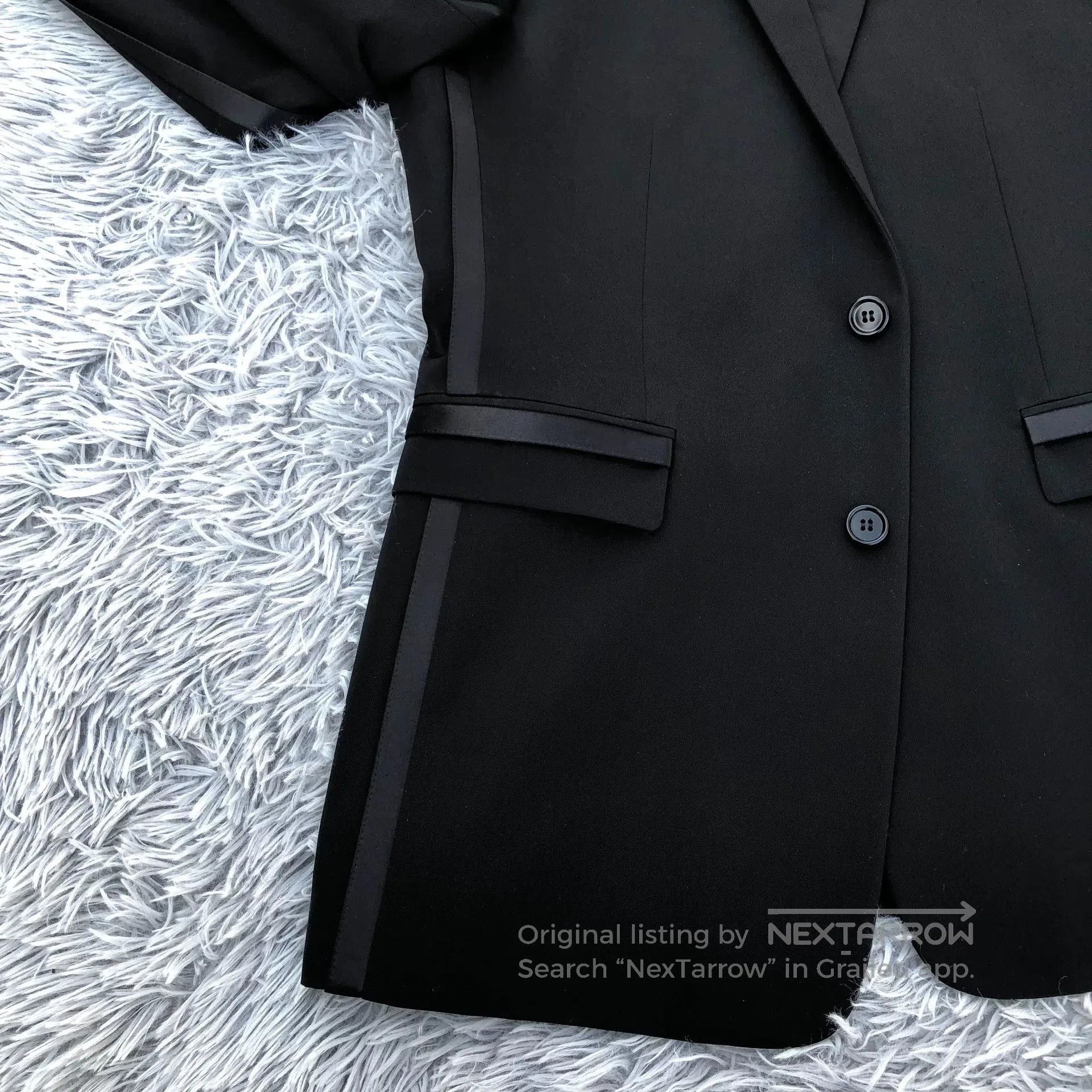 Dior Dior Homme 18FW Black Leather Patch Suit. Size US M / EU 48-50 / 2 - 3 Thumbnail