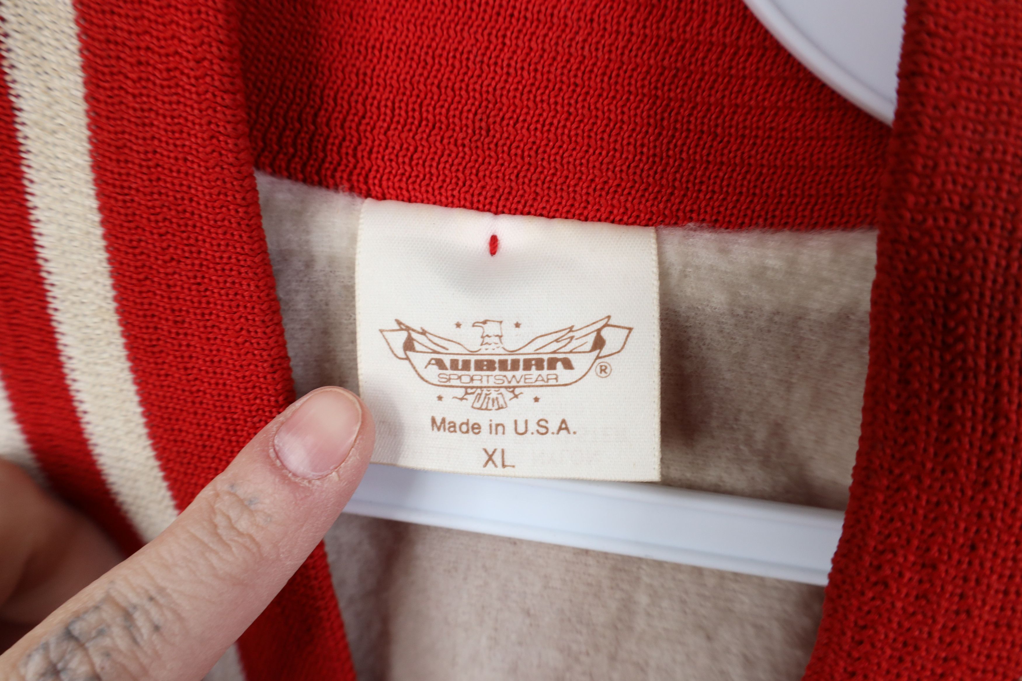 Vintage Vintage 80s Tupperware Star Lite Satin Bomber Jacket Red USA Size US XL / EU 56 / 4 - 9 Thumbnail