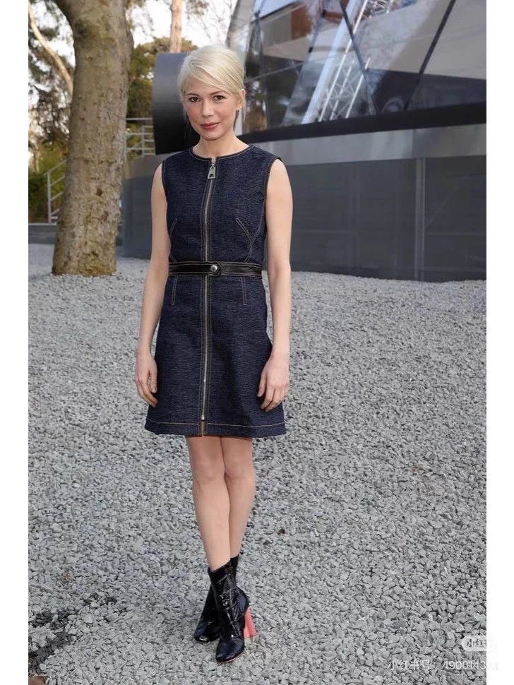 Louis Vuitton LV navy cami waist-cinched denim dress 36 Size XS / US 0-2 / IT 36-38 - 8 Thumbnail