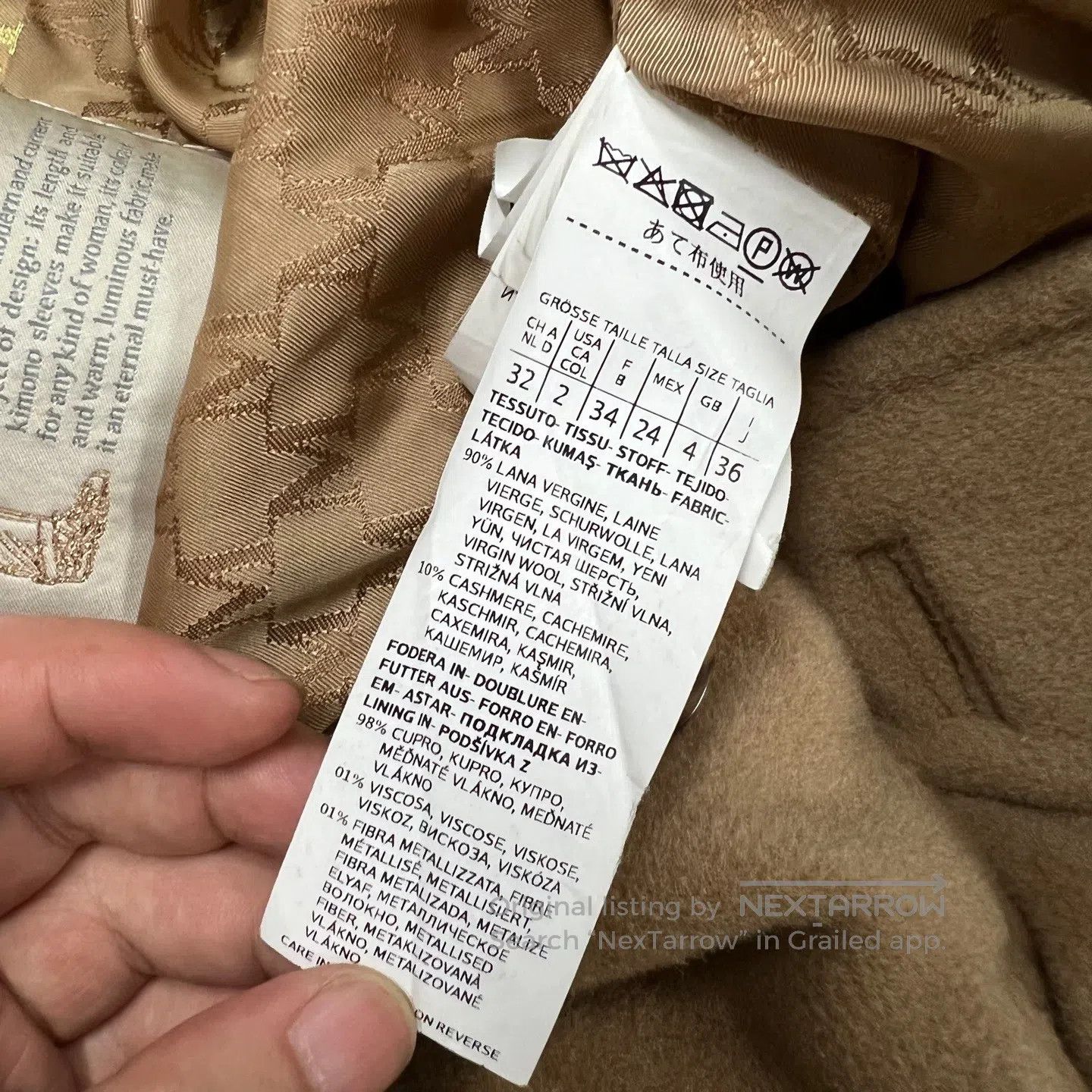 Max Mara MaxMara size 34 Classic model: 101801 coat| Size S / US 4 / IT 40 - 7 Thumbnail