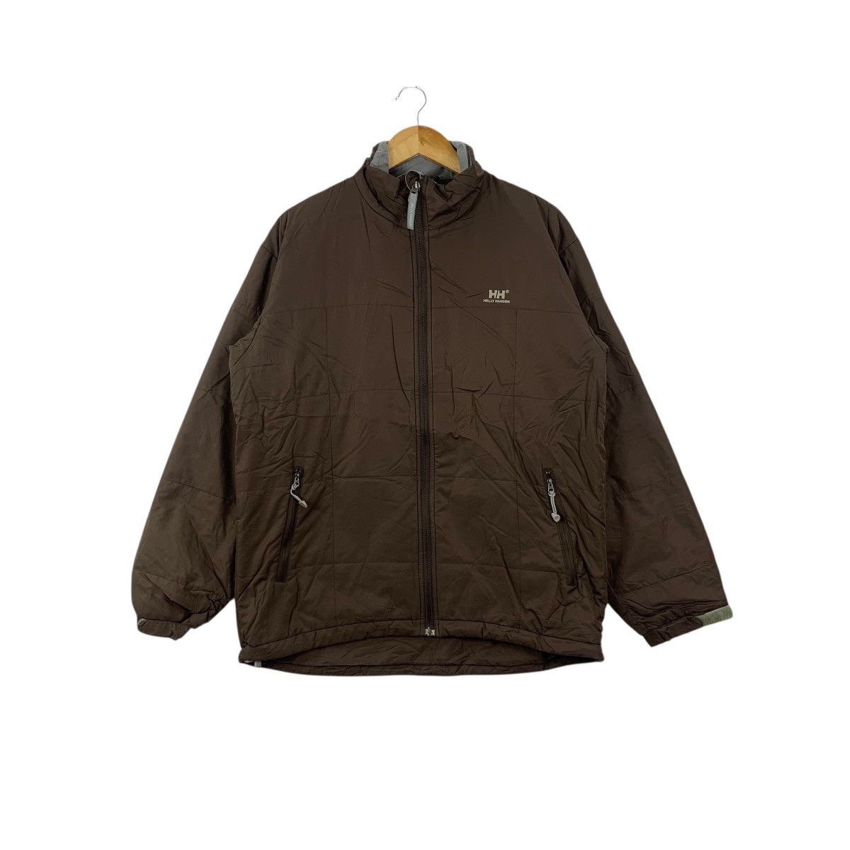 Helly Hansen Vintage HELLY HANSEN Light Puffer Outdoor Jacket Parka Zippe Size US L / EU 52-54 / 3 - 1 Thumbnail