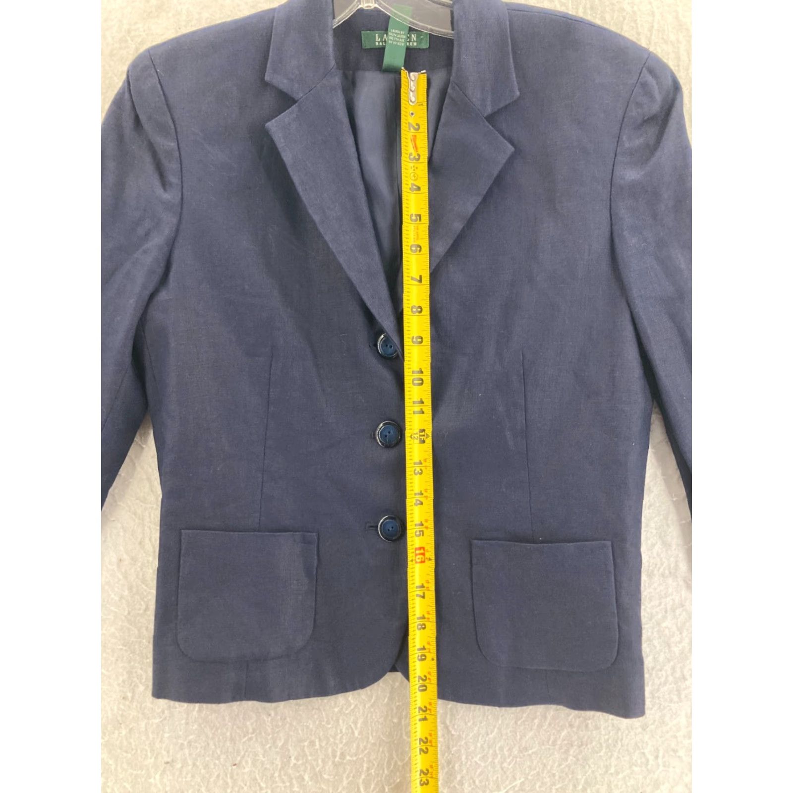 Ralph Lauren Lauren Ralph Lauren Jacket Womens 6 Blue Button Up Coat Shirt Jacket Blue Womens 6 Regular XS-XXL not included Size M / US 6-8 / IT 42-44 - 4 Thumbnail