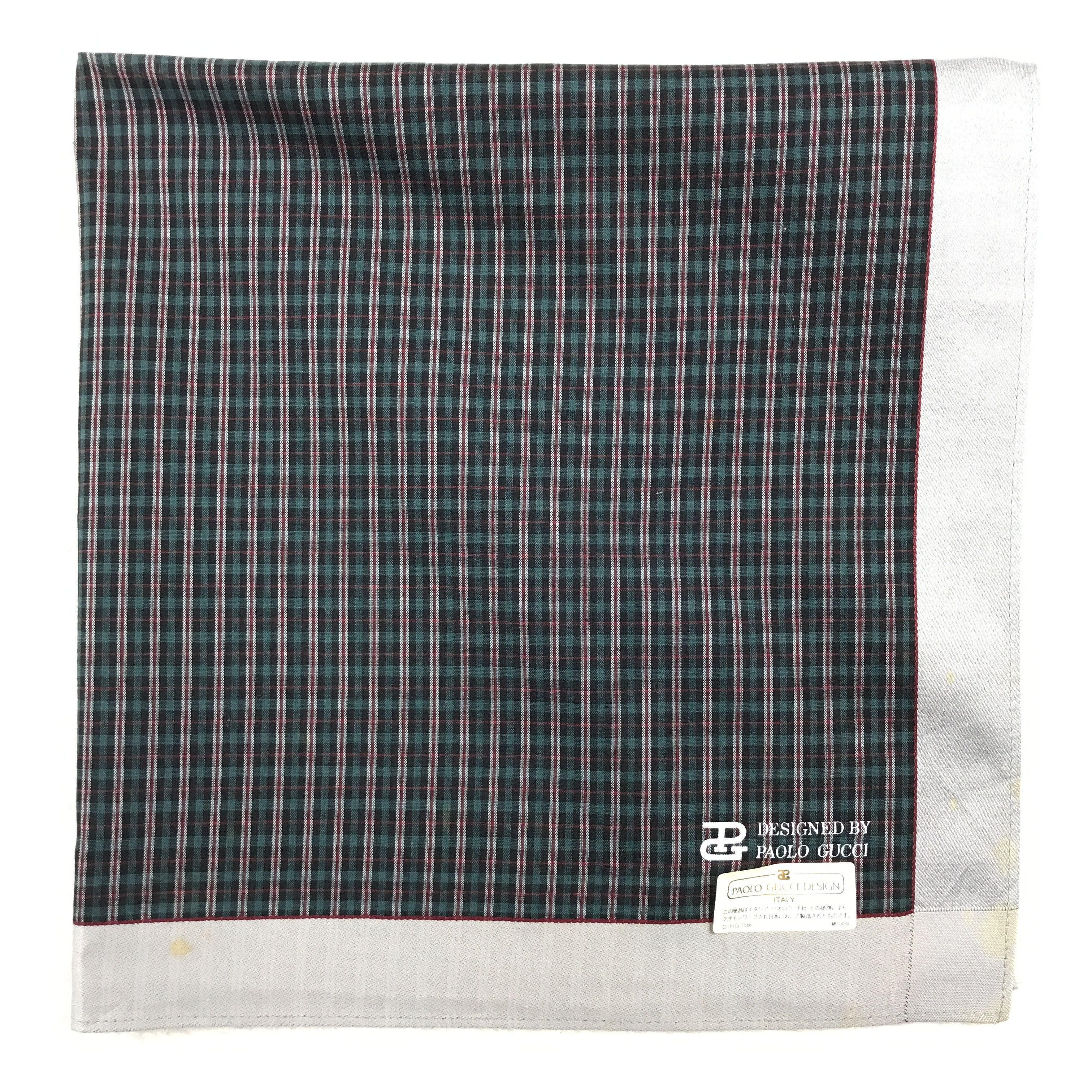 Paolo Gucci × Vintage Vintage Paolo Gucci Bandana Neckerchief Handkerchief Size ONE SIZE - 2 Thumbnail