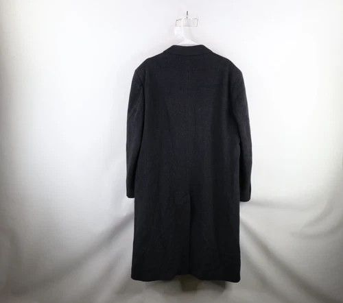 Diane von Furstenberg × Vintage Vintage 90s Egon Von Furstenberg Cashmere Wool Overcoat Gray Size US XL / EU 56 / 4 - 7 Thumbnail