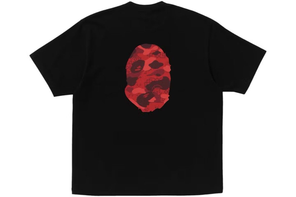 Bape × CLOT BAPE x CLOT Camo Ape Head T-Shirt Black Size US XXL / EU 58 / 5 - 3 Thumbnail