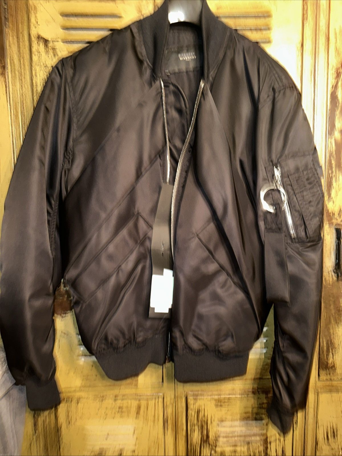 Givenchy Black Nylon Bomber