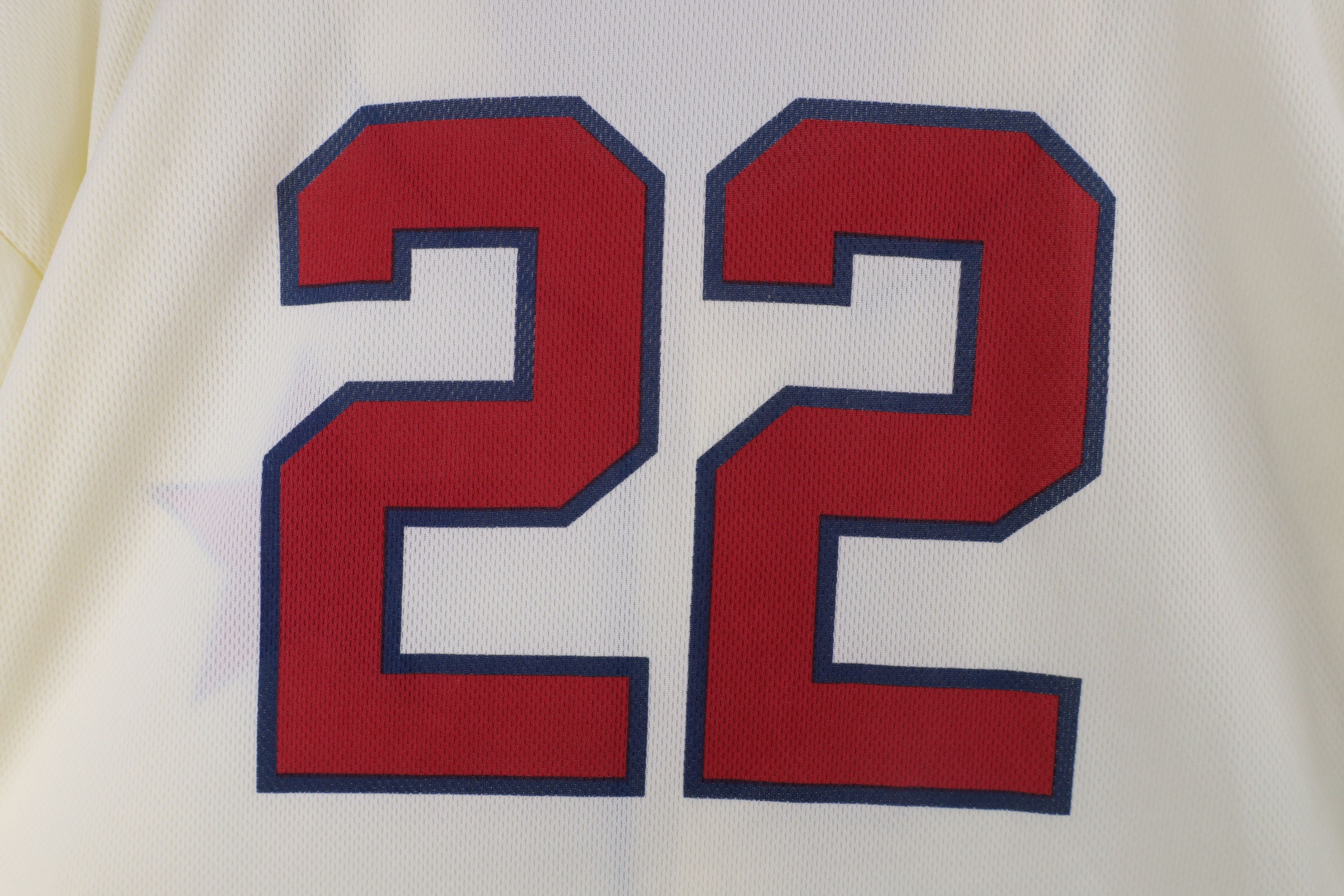 Vintage Vintage Y2K Detroit Stars Baseball Jersey Cream Polyester Size US XXL / EU 58 / 5 - 8 Thumbnail