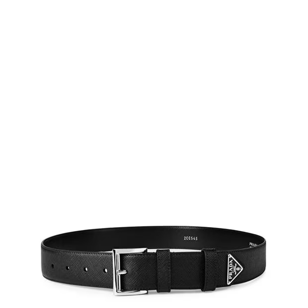 Prada Triangle Logo Belt Size 28 - 4 Thumbnail