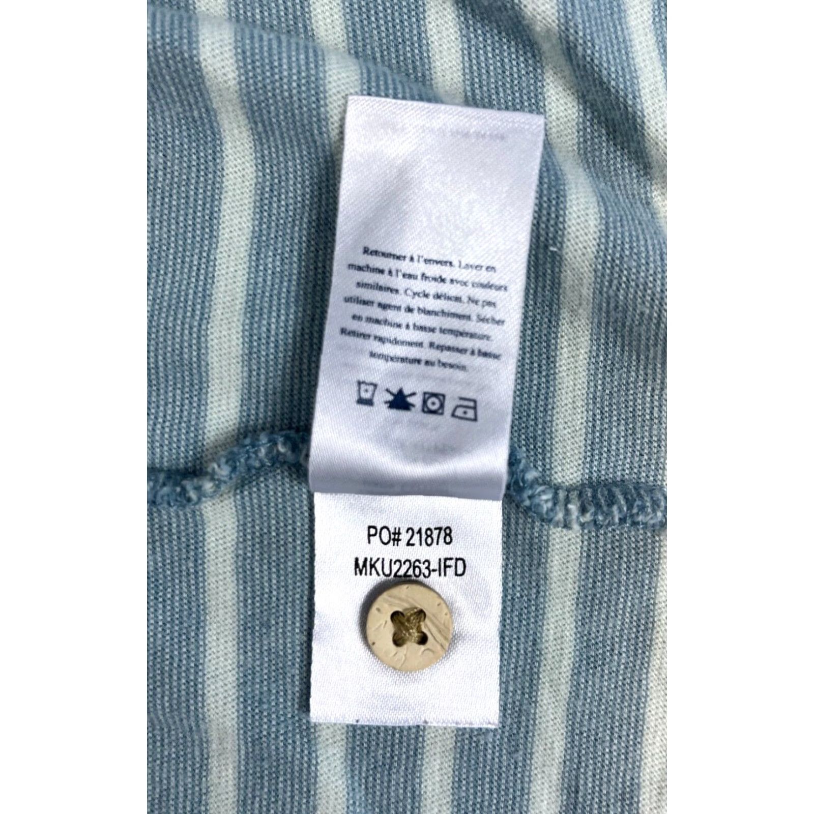Faherty Faherty Isle Polo Shirt Striped XL Men’s Blue 100% Cotton Shirt Polo (Vintage) Mens Size US XL / EU 56 / 4 - 7 Thumbnail
