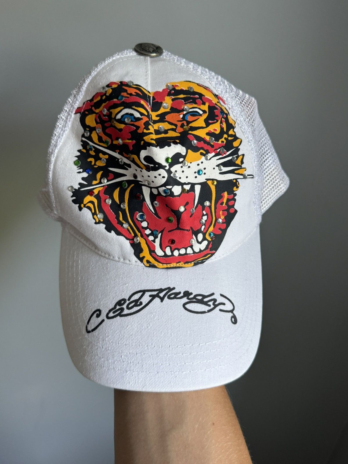 Ed Hardy Ed Hardy Y2K Tiger Logo Cap Size ONE SIZE - 4 Thumbnail