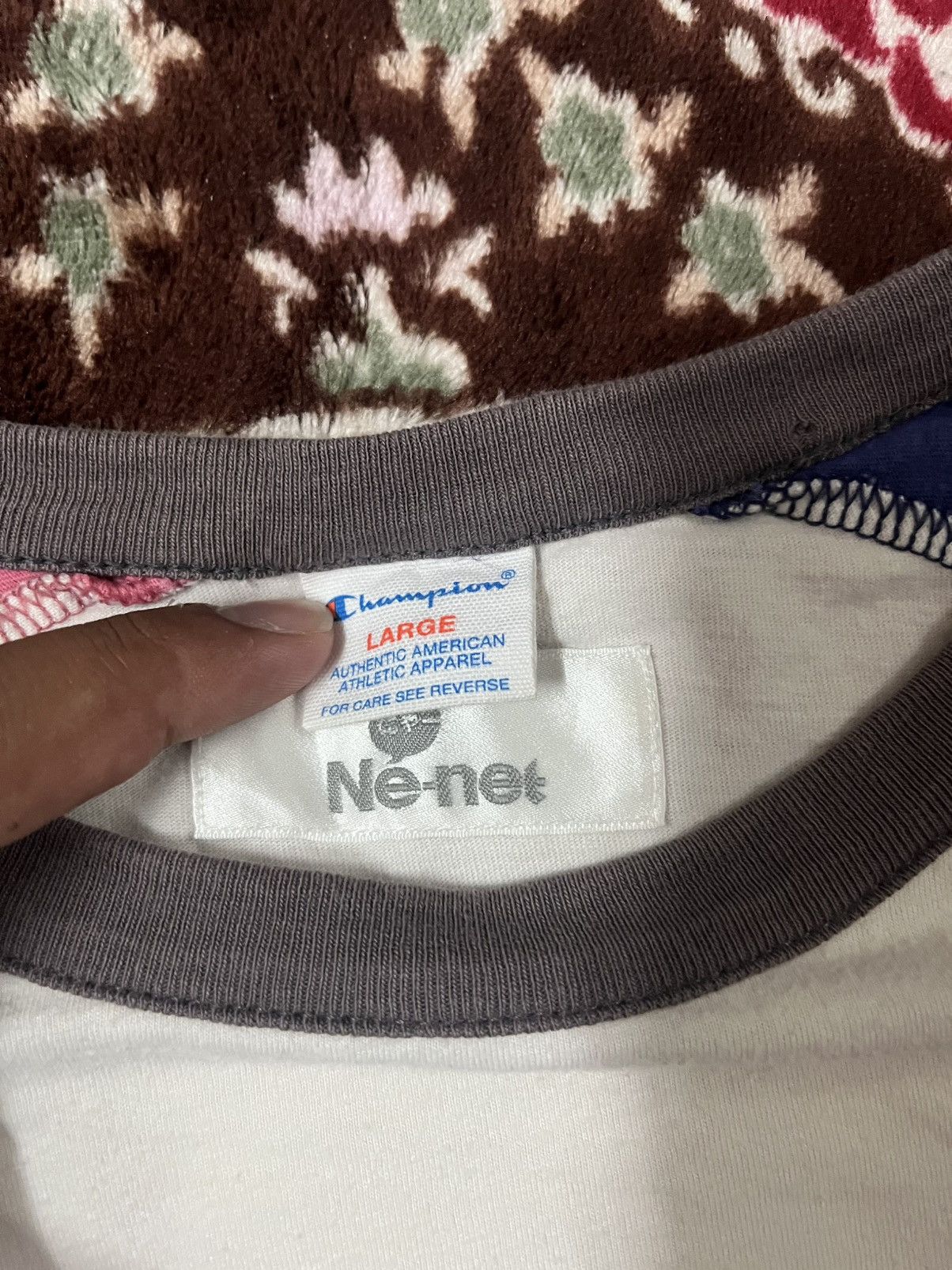 Champion × Ne-Net Issey Miyake Ne-Net Champion Long Sleeve For Ladies Size L / US 10 / IT 46 - 3 Thumbnail