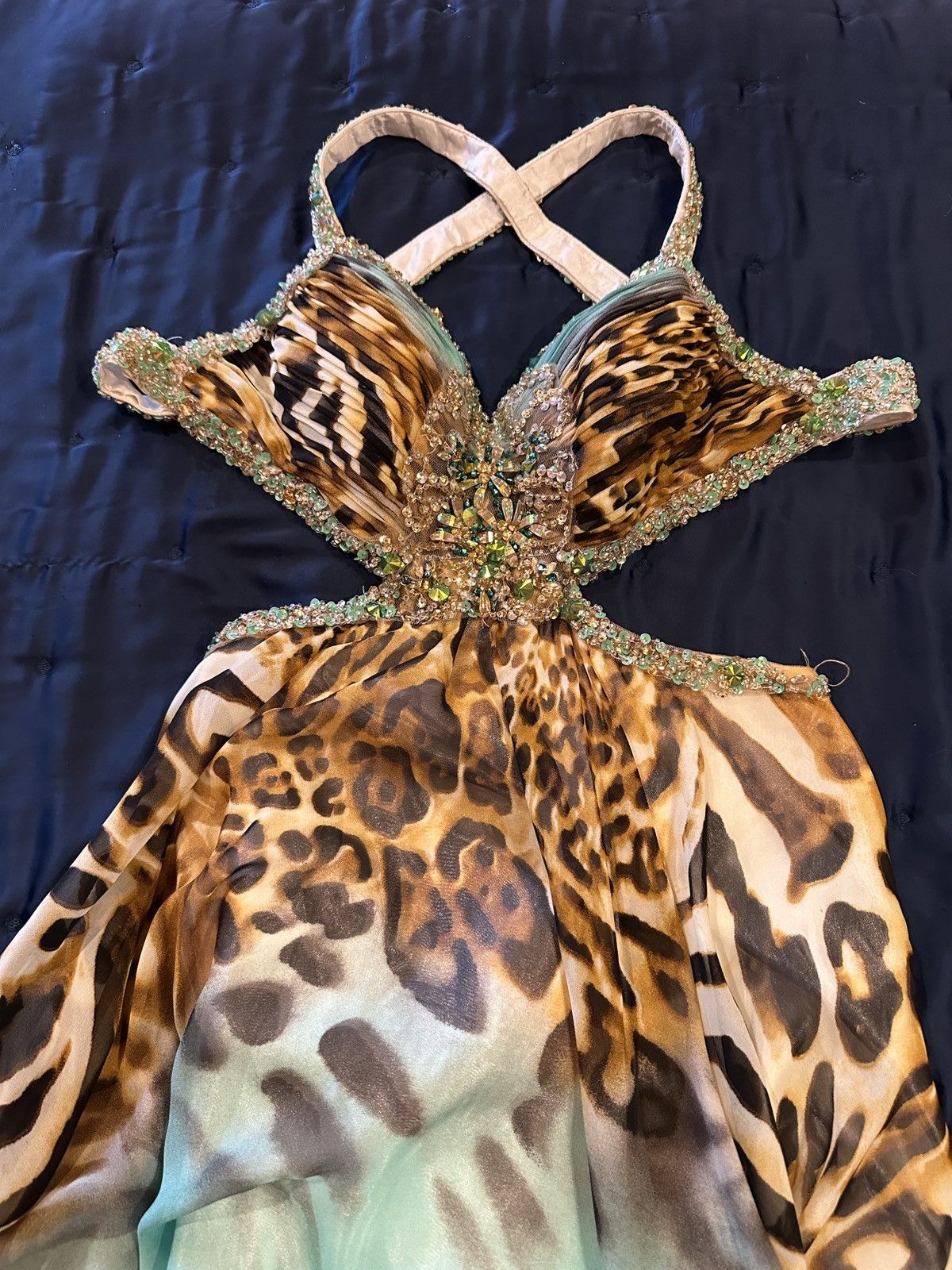 Other Leopard Gown Size S / US 4 / IT 40 - 4 Thumbnail
