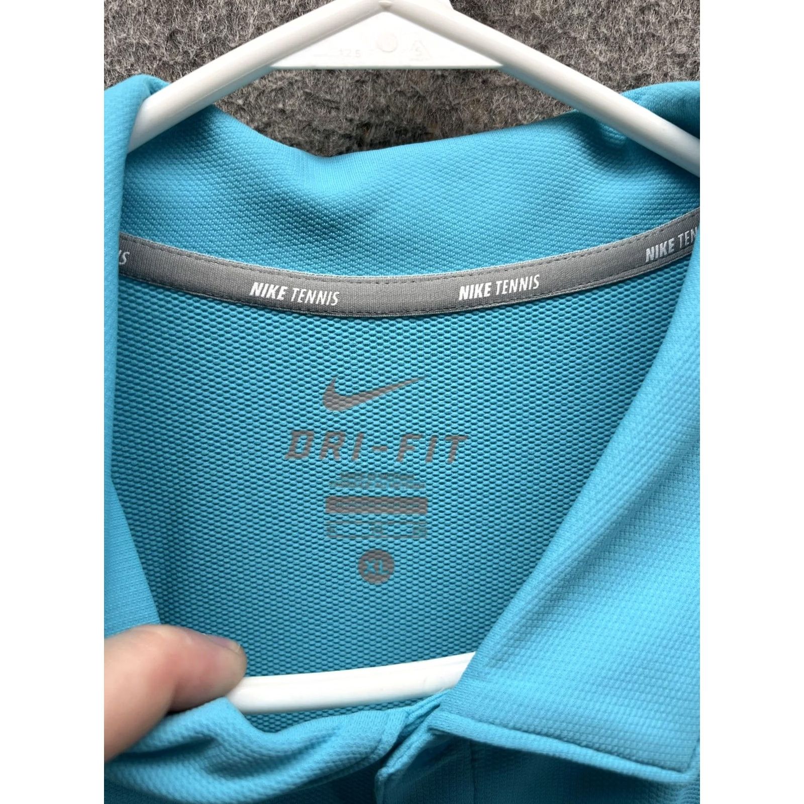 Nike Nike Dri-FIT Tennis Polo Shirt Mens XL Blue Moisture Wicking Performance Polo Shirt Size US XL / EU 56 / 4 - 2 Thumbnail