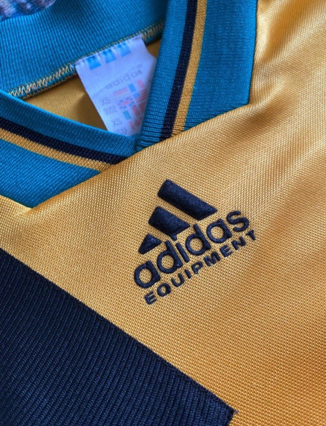 Adidas Vintage 1993/94 Bayern Munich “Opel” Yellow Away Jersey Size US XS / EU 42 / 0 - 5 Thumbnail
